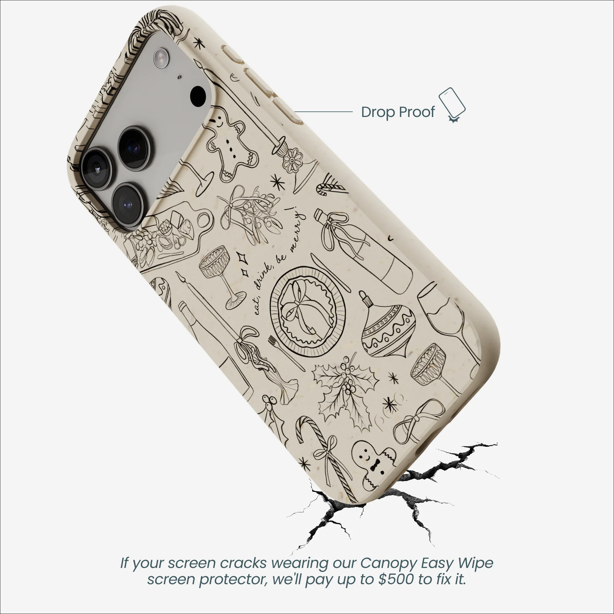 London Fog Holiday Dinner Party iPhone 17 Pro Max Case - Image 5