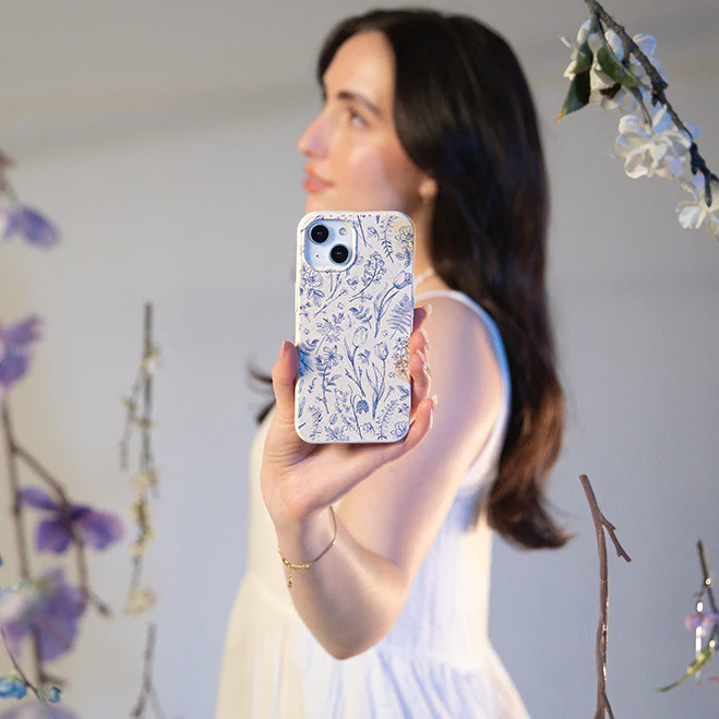 London Fog Indigo Bouquet Google Pixel 10a Case - Image 2