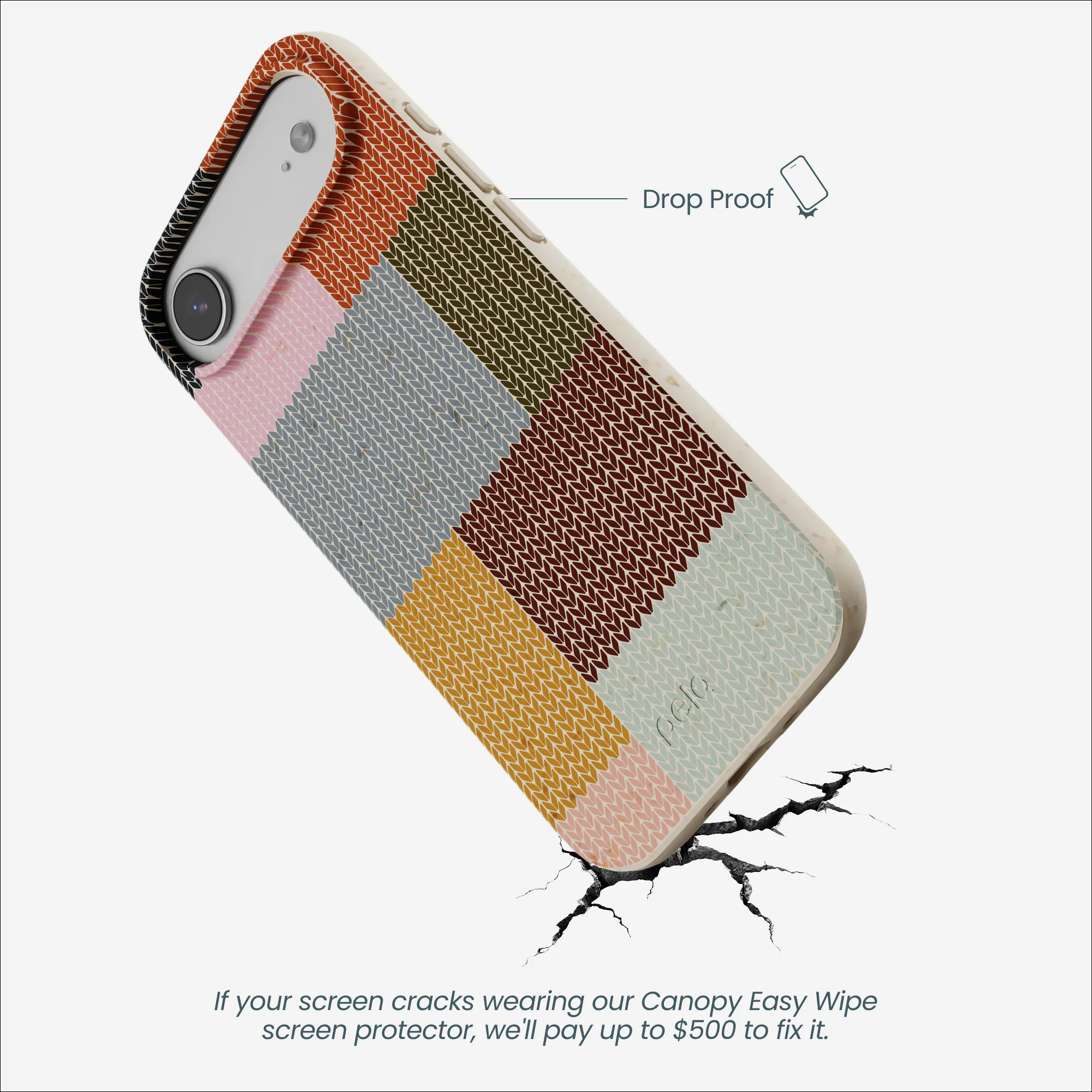 London Fog Knitted Patchwork iPhone Air Case - Image 4