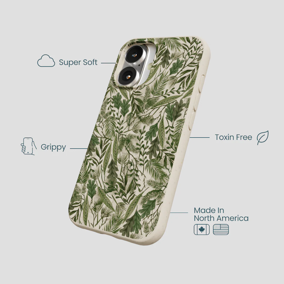 London Fog Leaf Camo iPhone 16 Case - Image 4