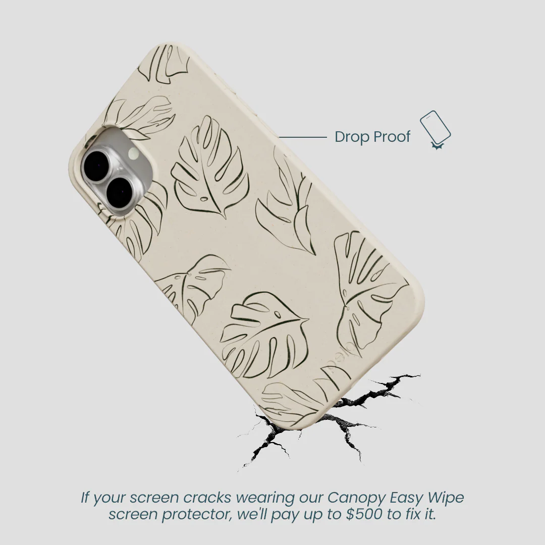 London Fog Leaf Lines iPhone 16 Plus Case - Image 4