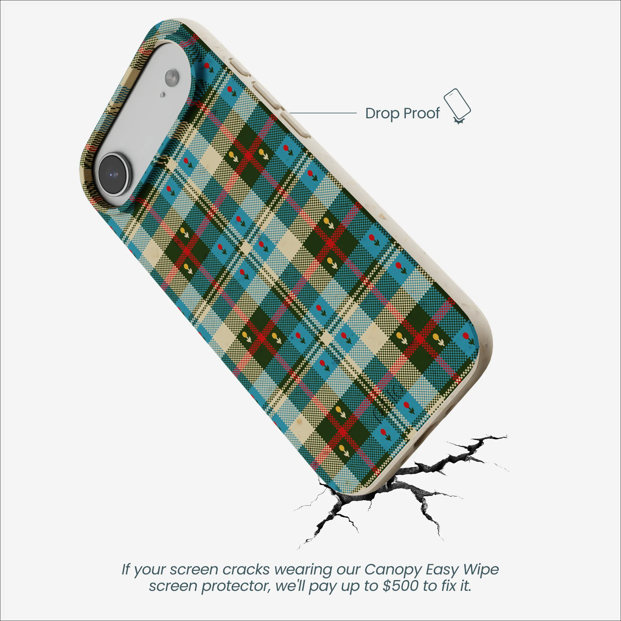 London Fog Plaid Picnic iPhone Air Case - Image 5