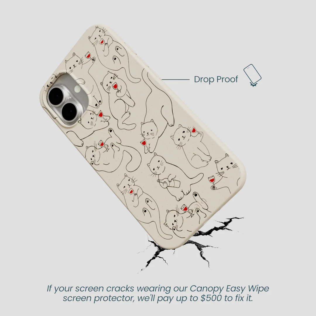 London Fog Purr and Pour iPhone 16 Plus Case - Image 5