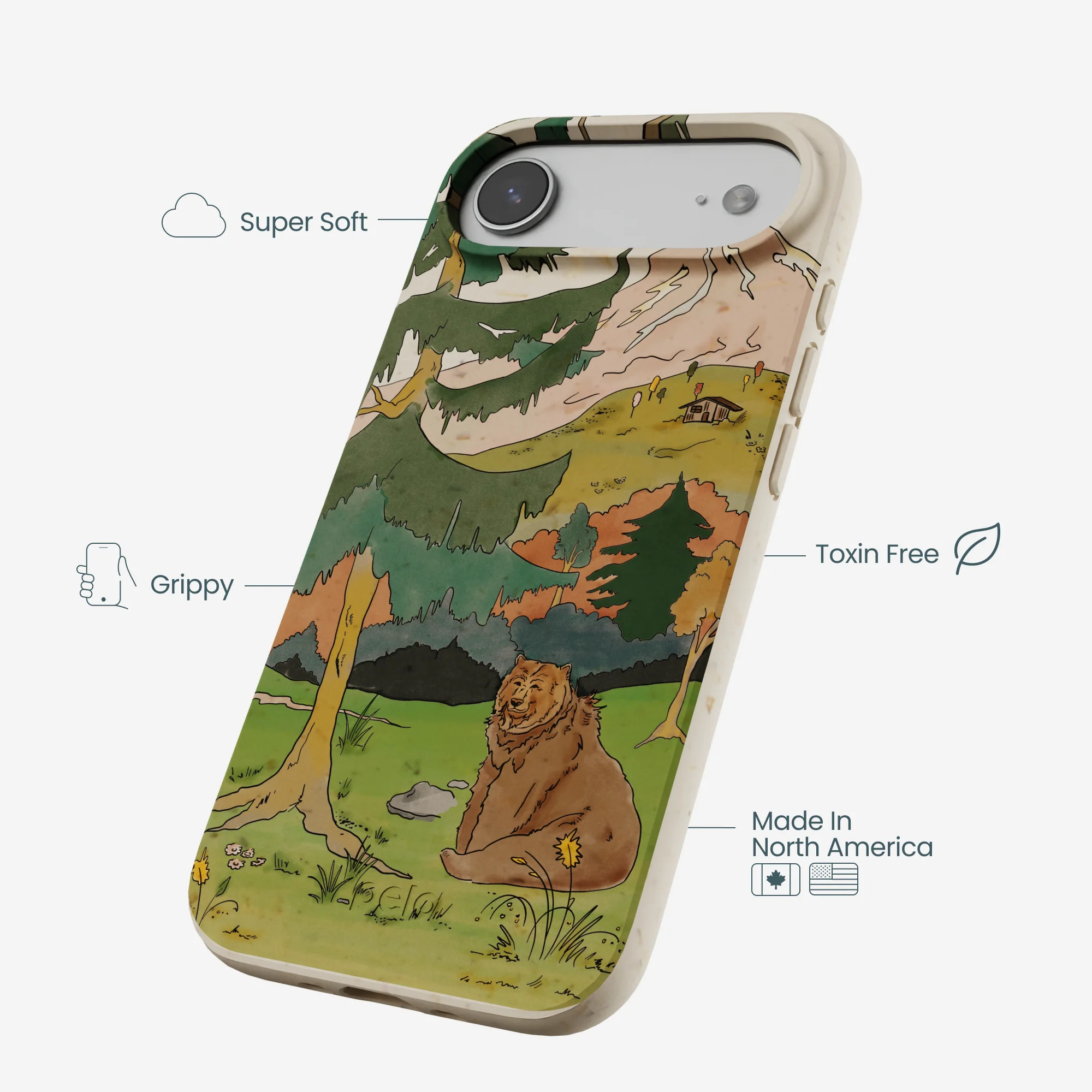London Fog Rocky Bear iPhone Air Case - Image 4
