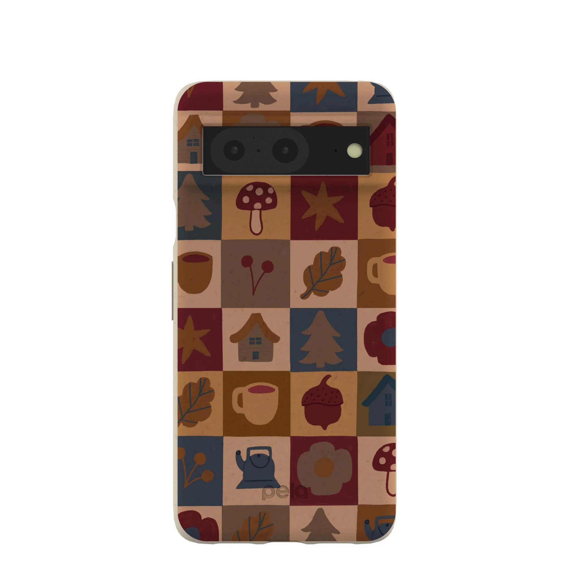 London Fog Rustic Grid Google Pixel 8 Case