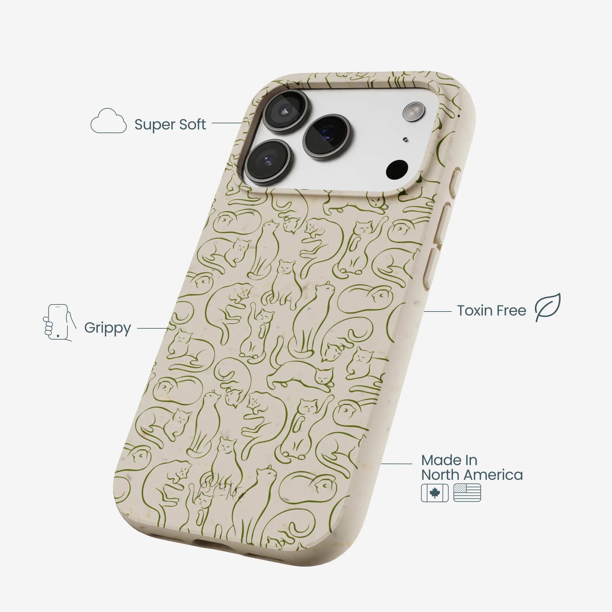 London Fog Say Meow iPhone 17 Pro Case - Image 4