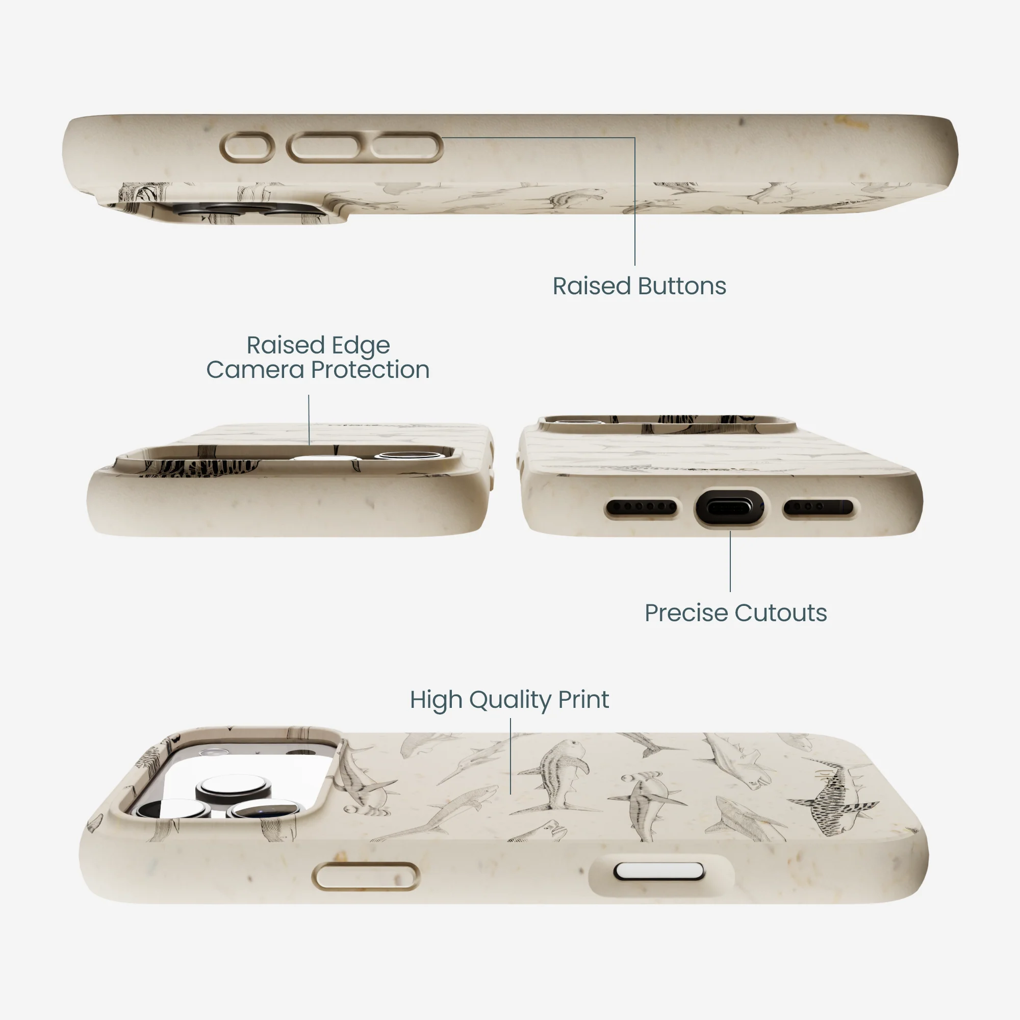 London Fog Shark World iPhone 17 Pro Max Case - Image 2