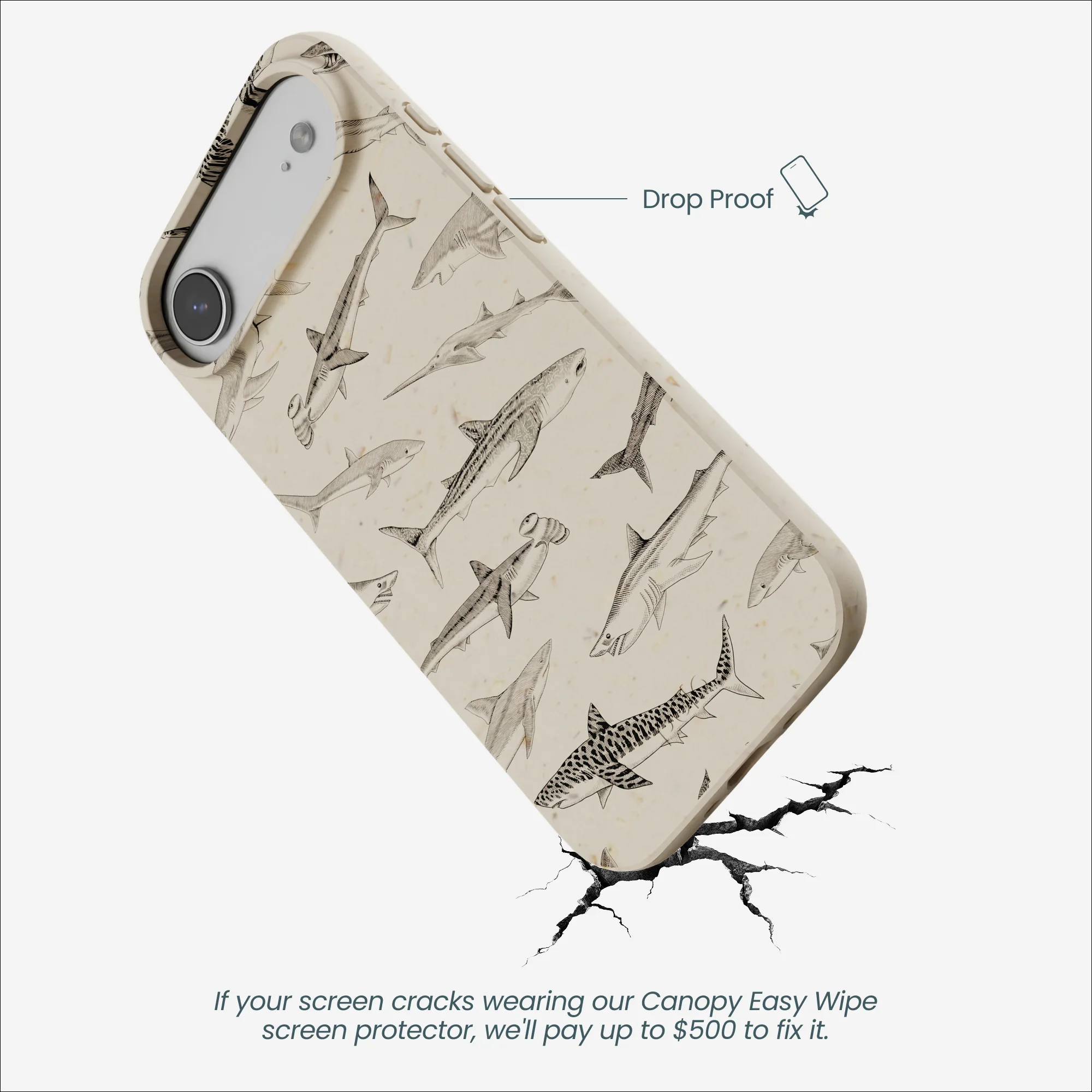 London Fog Shark World iPhone Air Case - Image 4