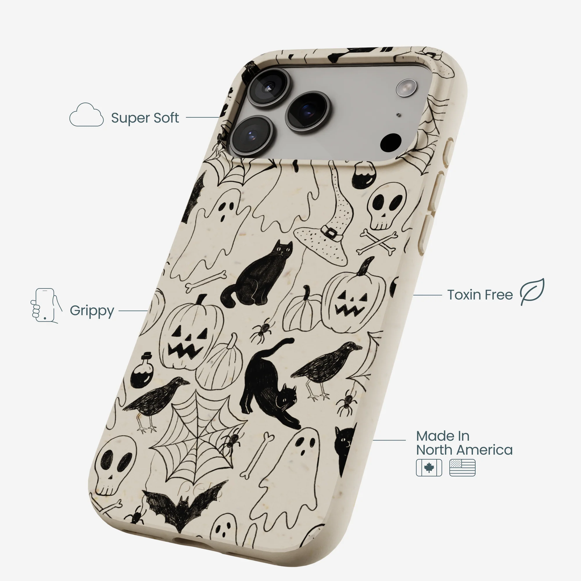 London Fog Sketchy Spirits iPhone 17 Pro Max Case - Image 4