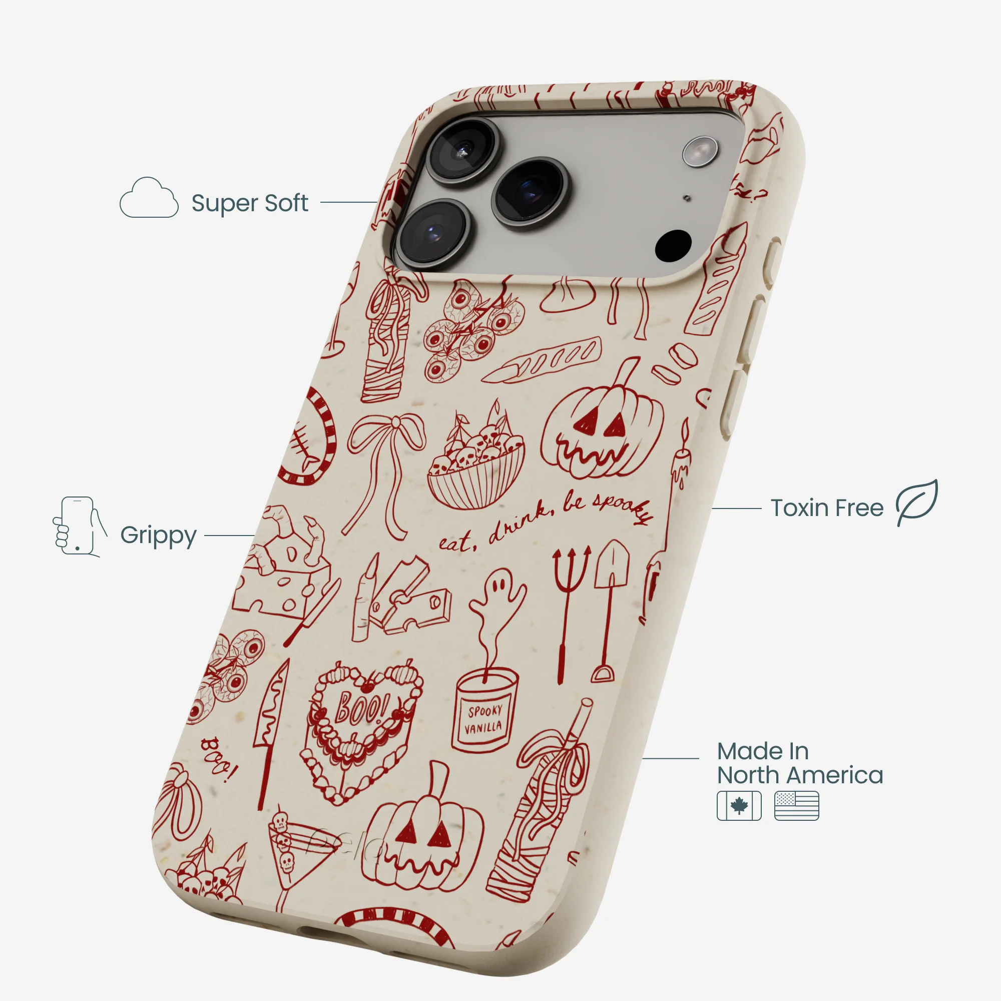 London Fog Spooky Dinner Party iPhone 17 Pro Max Case - Image 3