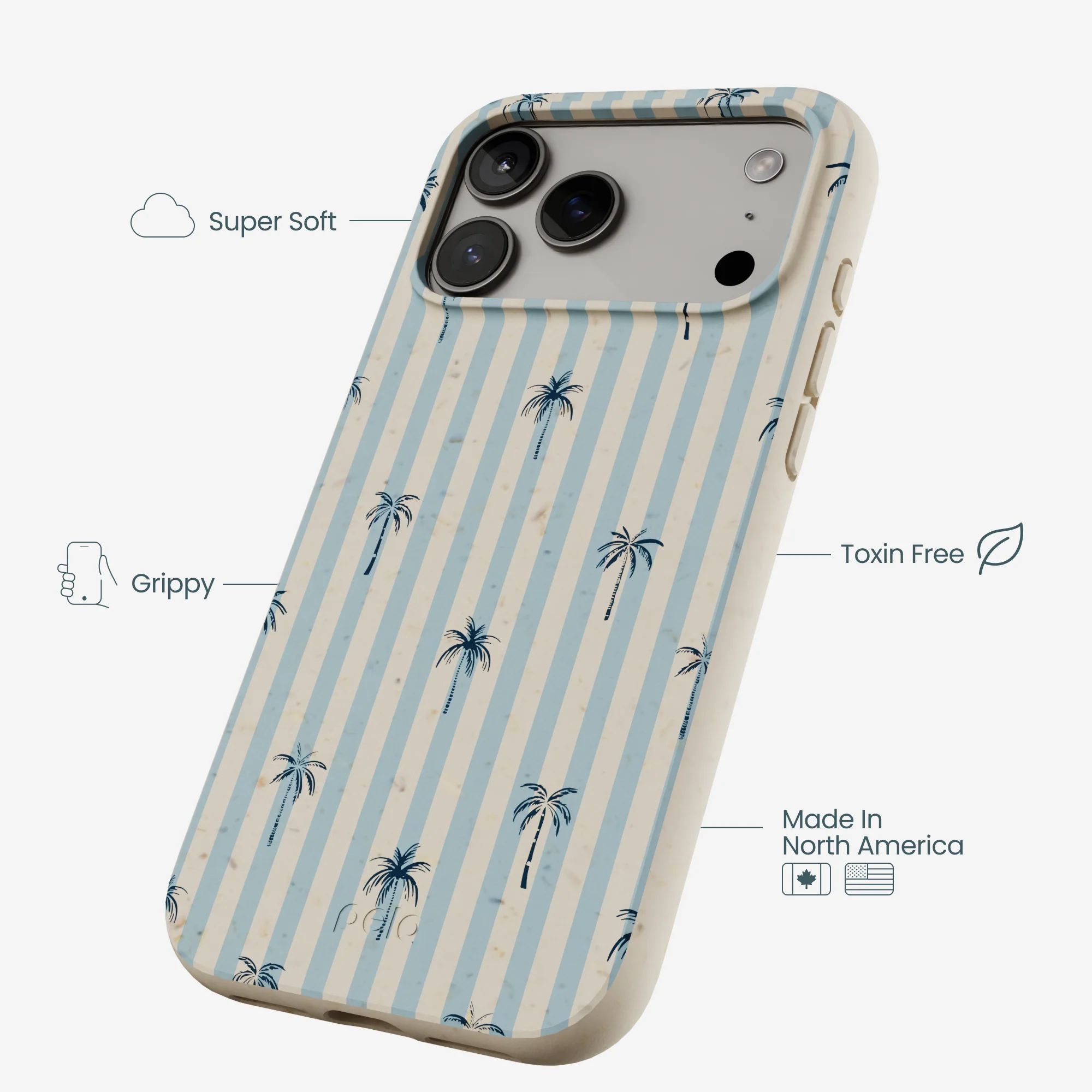 London Fog Tropical Stripes iPhone 17 Pro Max Case - Image 4