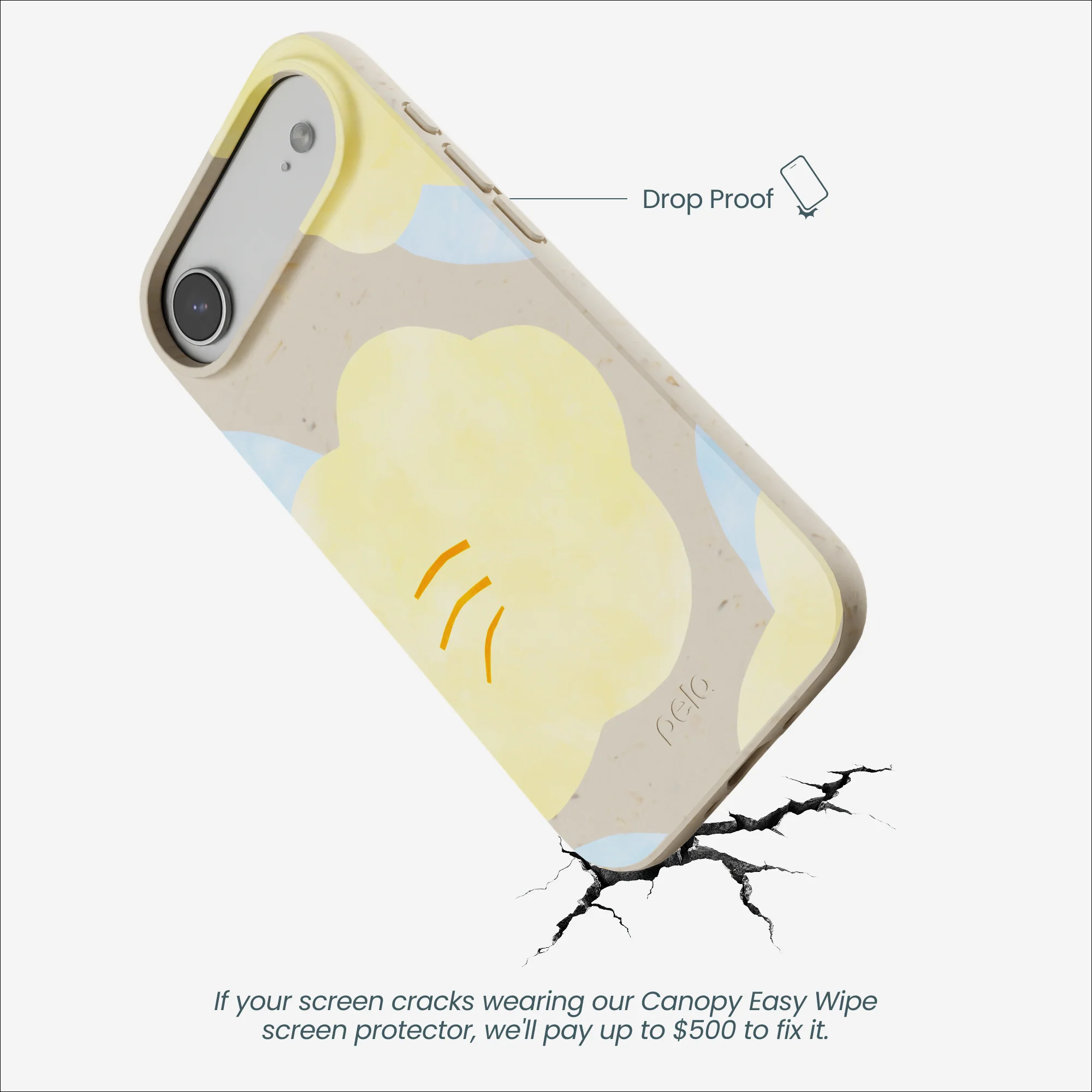 London Fog Yellow Flowers iPhone Air Case - Image 5
