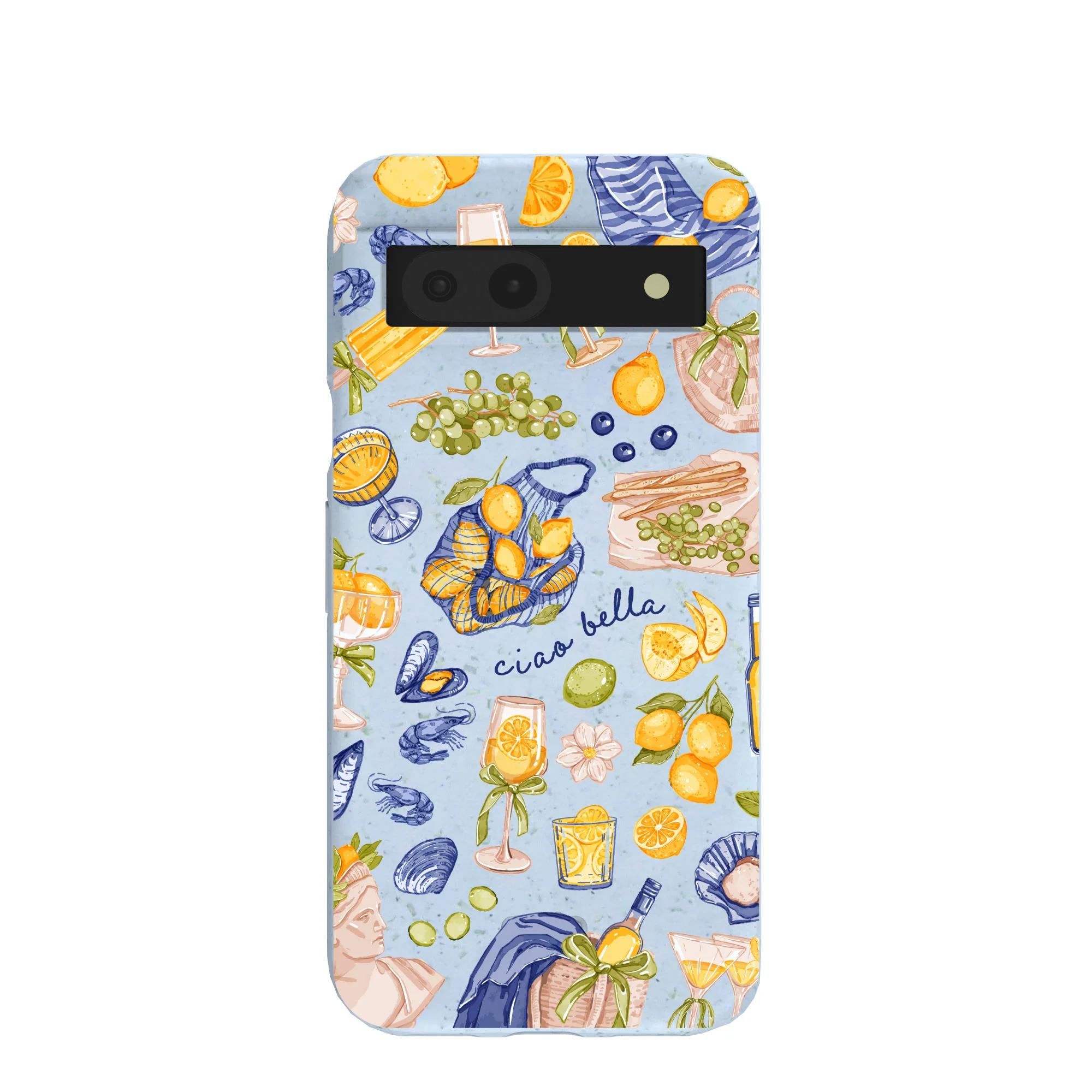 Powder Blue Ciao Bella Google Pixel 8a Case