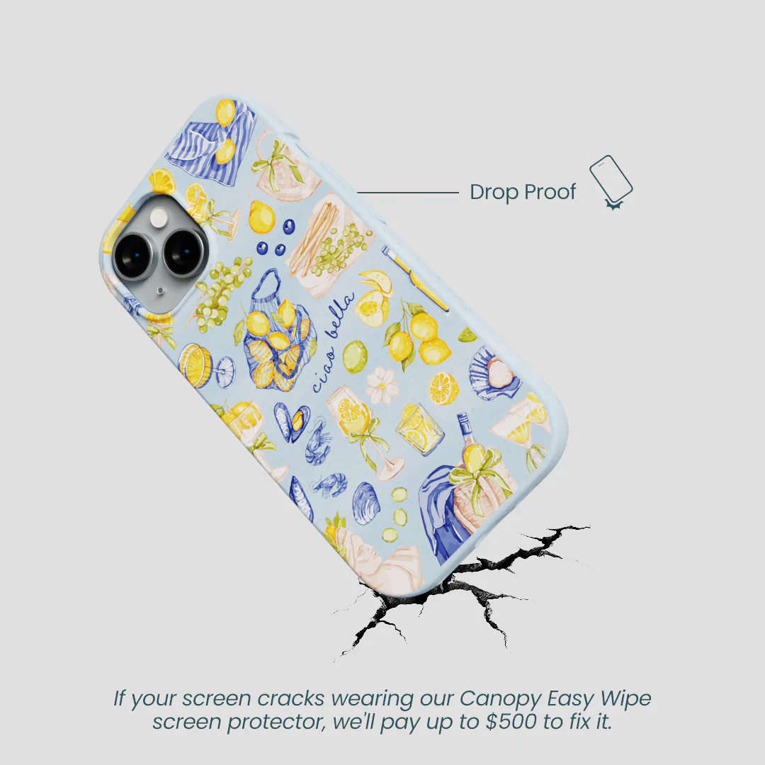 Powder Blue Ciao Bella iPhone 15 Case - Image 5