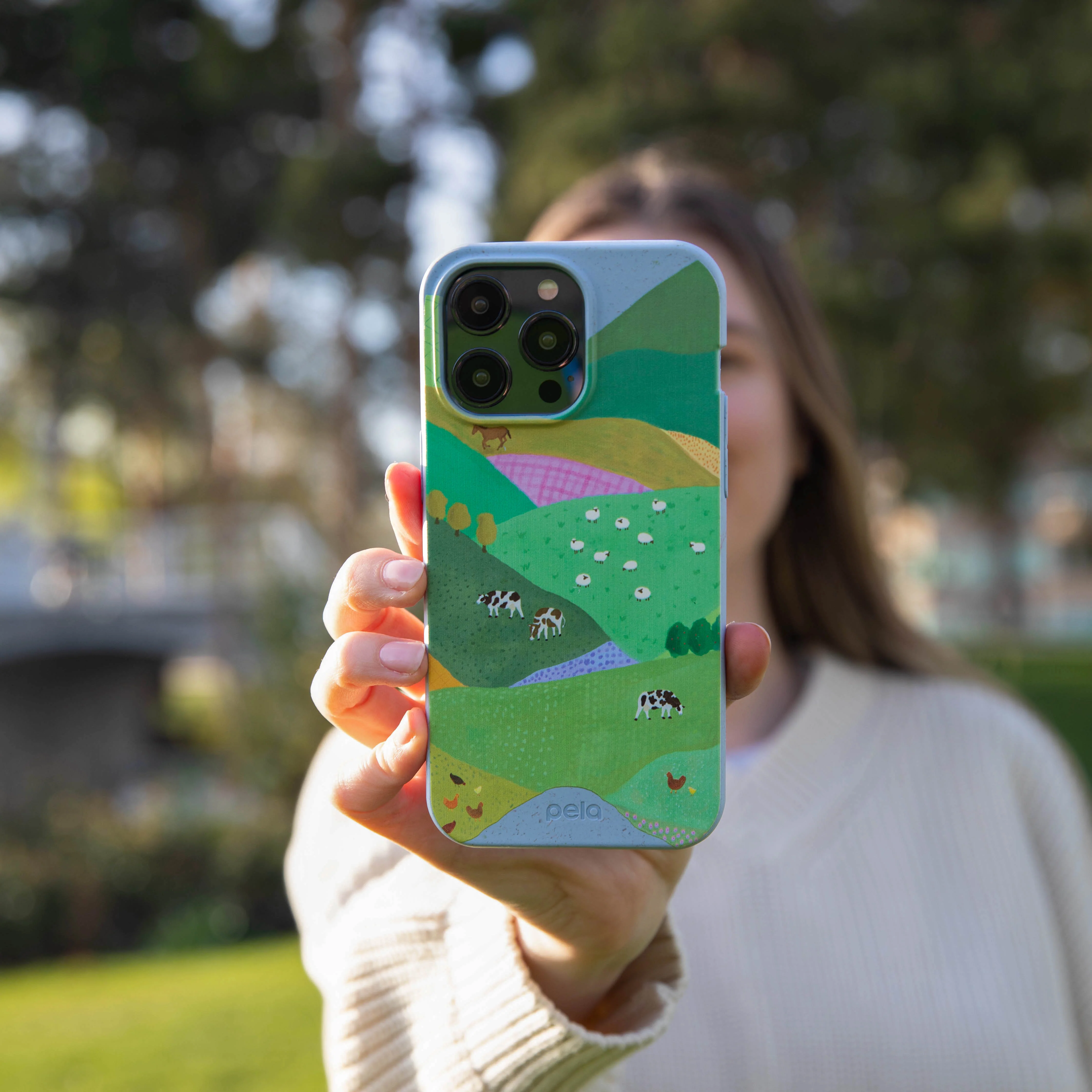 Powder Blue Farm Tales Google Pixel 7 Case - Image 2