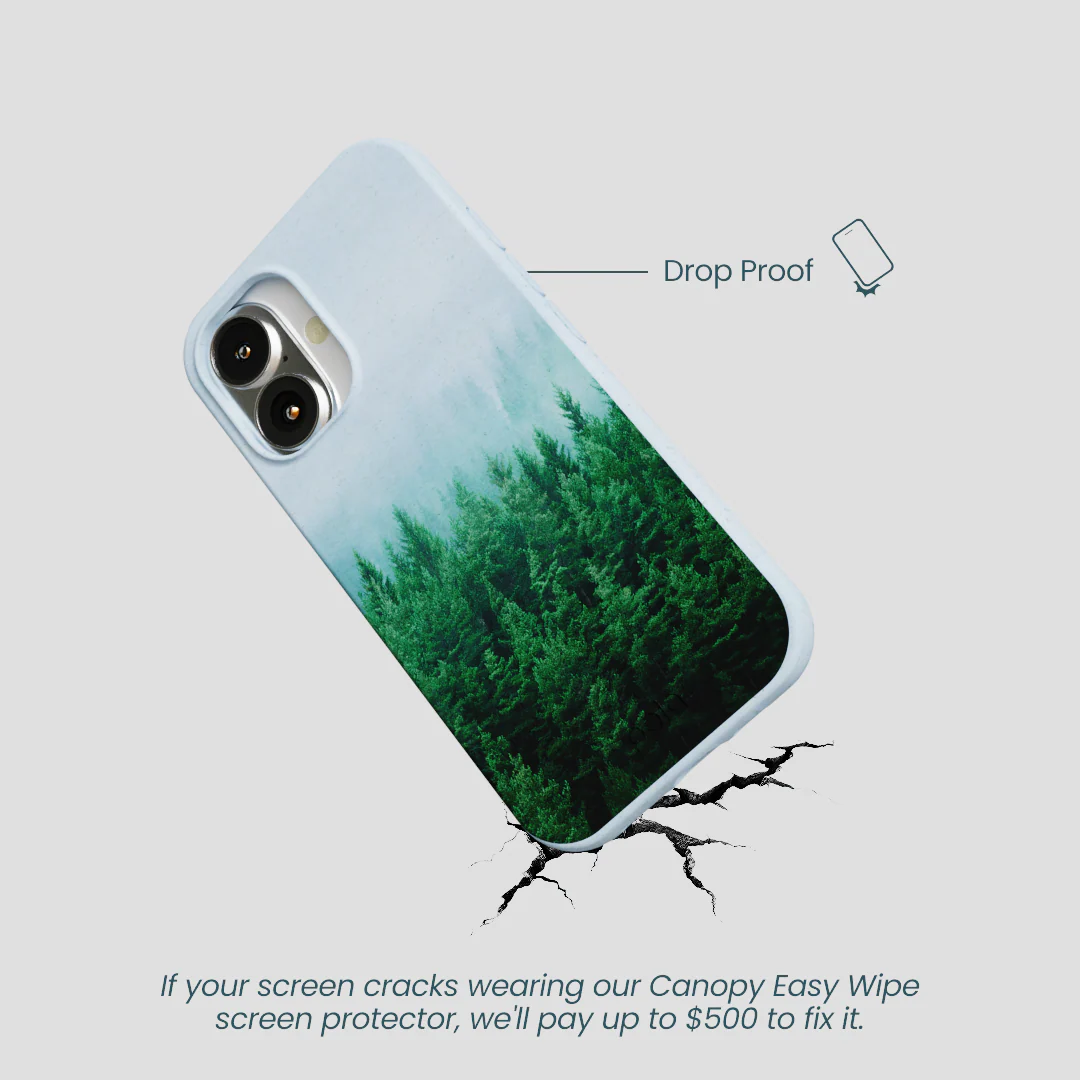 Powder Blue Forest Mist iPhone 16 Case - Image 5