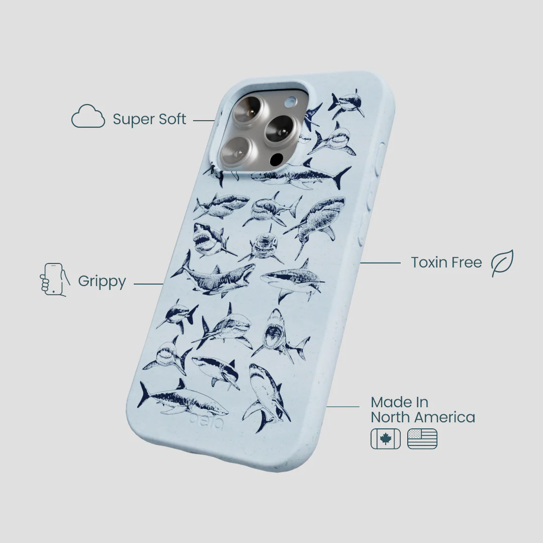 Powder Blue Great White iPhone 16 Pro Case - Image 4