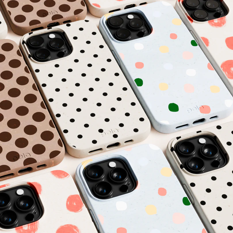 Powder Blue Indigo Dots Google Pixel 8 Case - Image 7