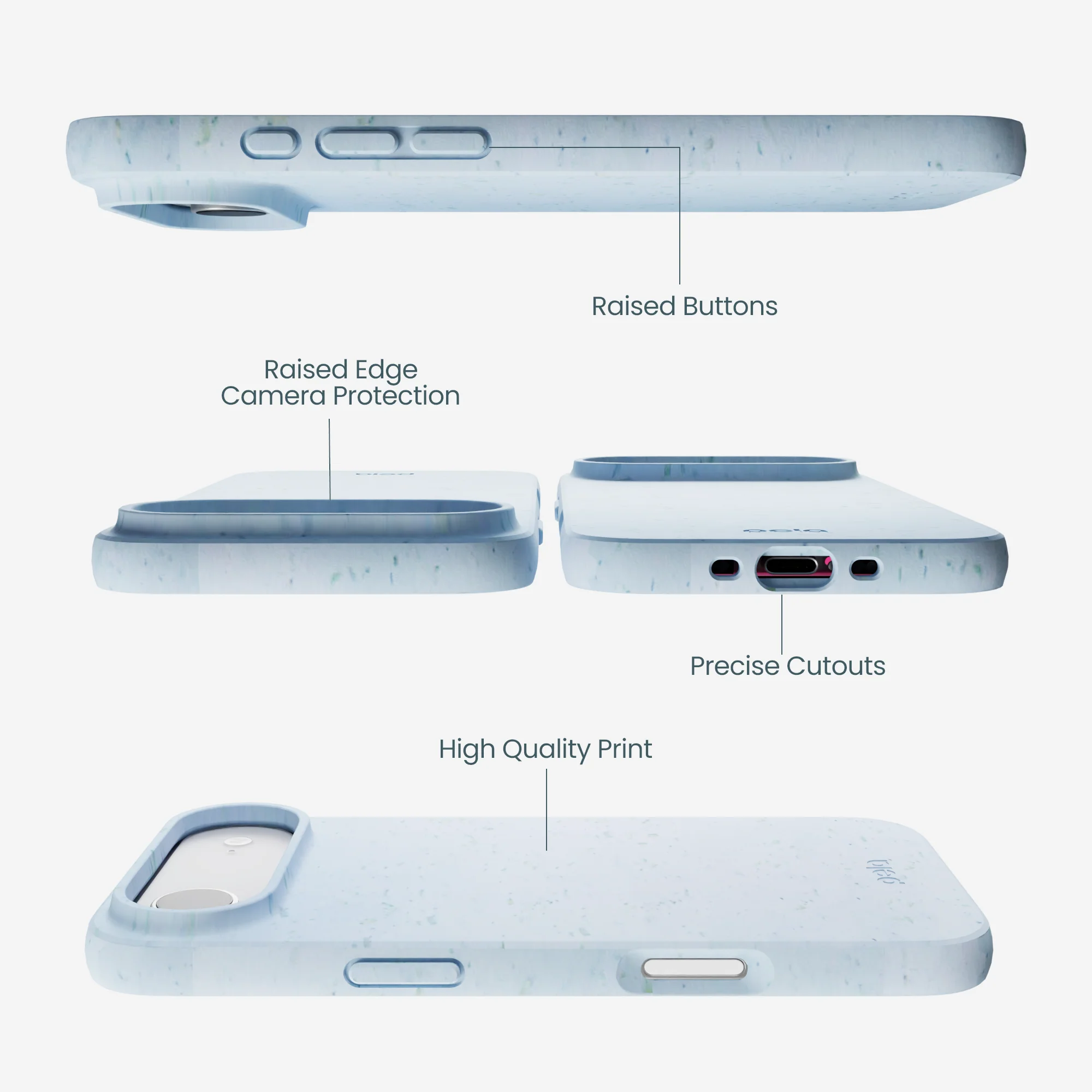 Powder Blue iPhone Air Case - Image 3