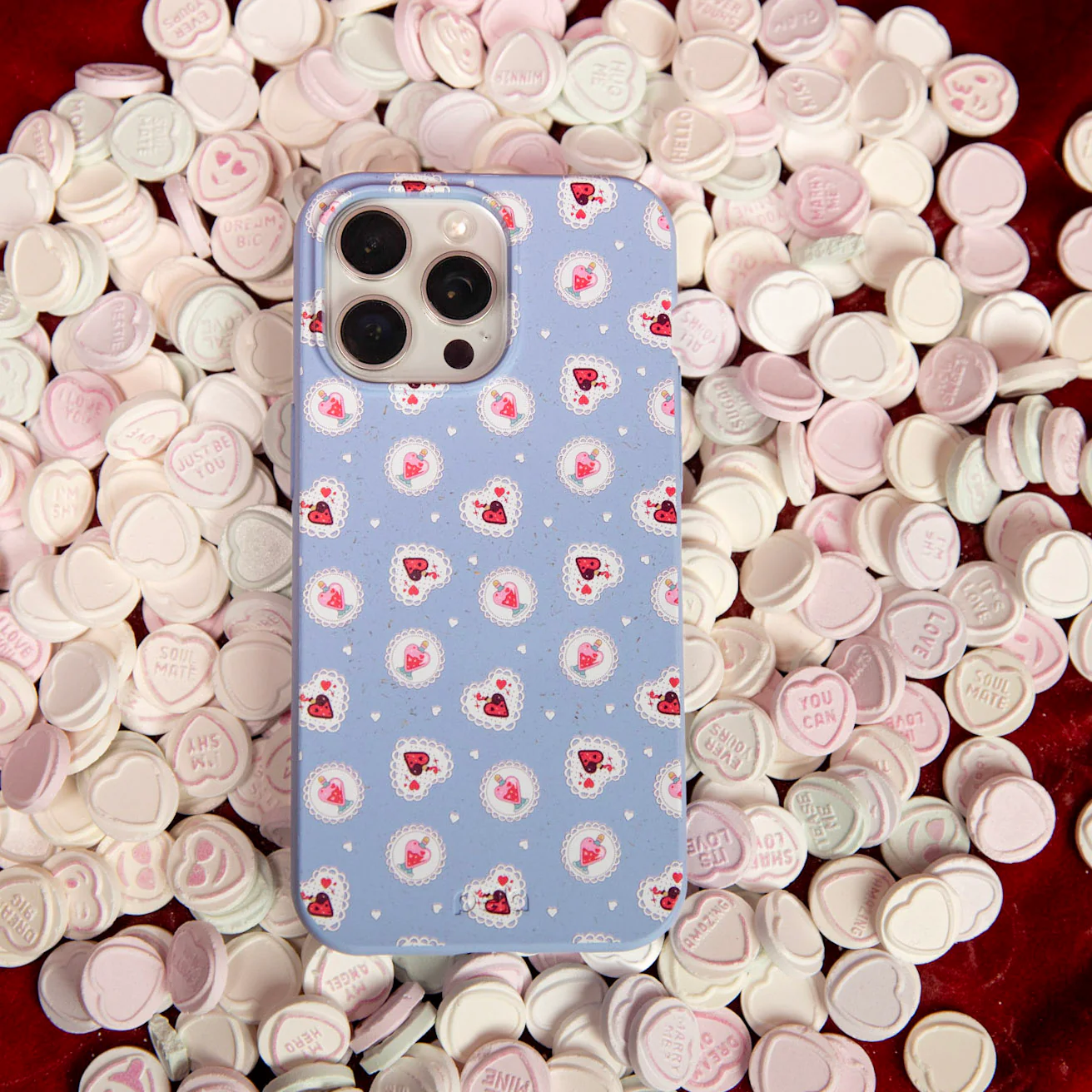 Powder Blue Love Potion Google Pixel 7a Case - Image 2