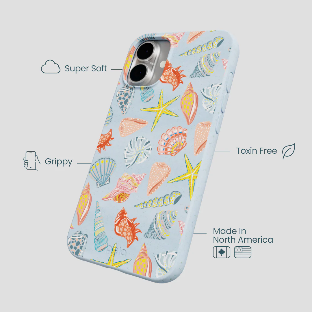 Powder Blue Mermaid Finds iPhone 16 Plus Case - Image 4