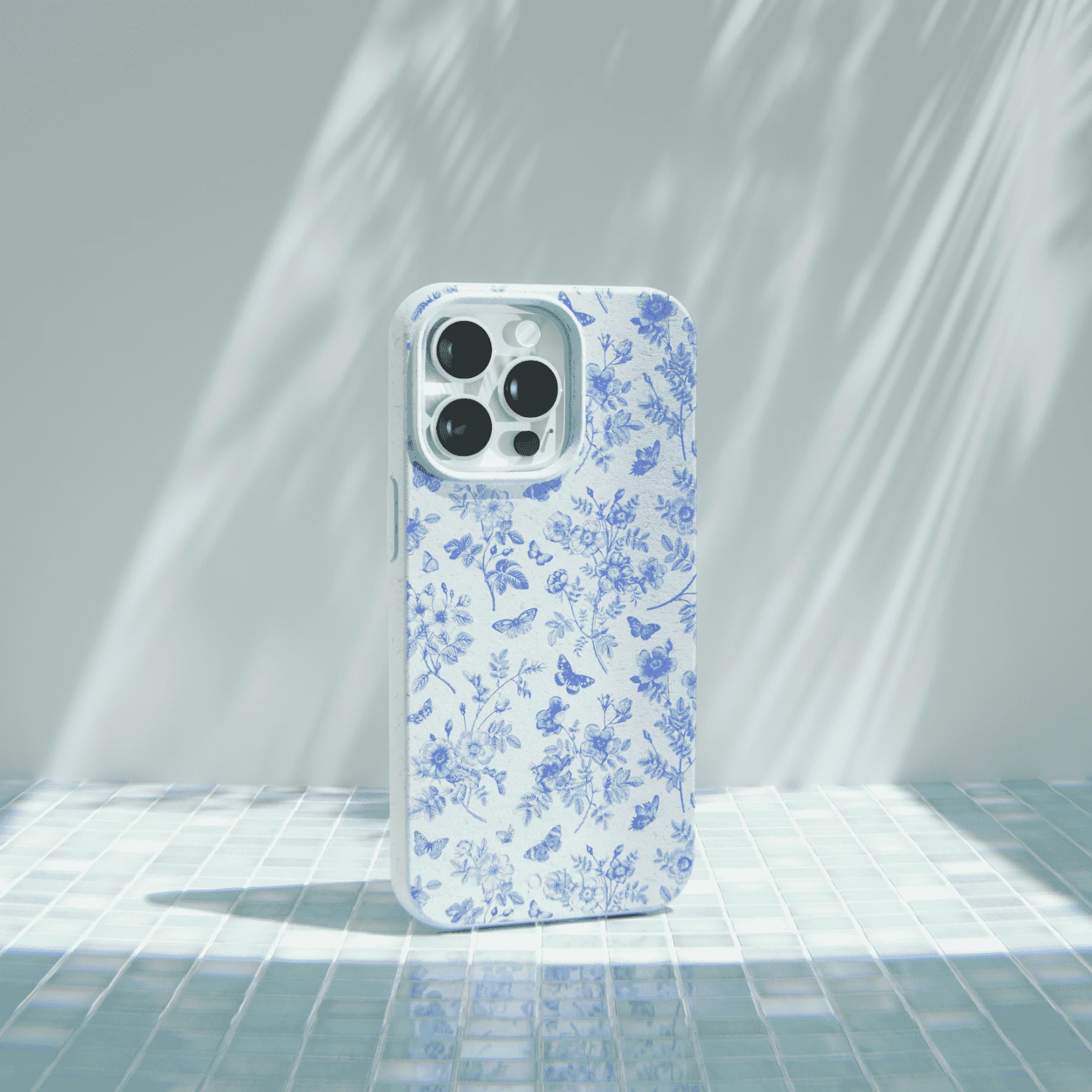 Powder Blue Porcelain Google Pixel 9a Case - Image 2