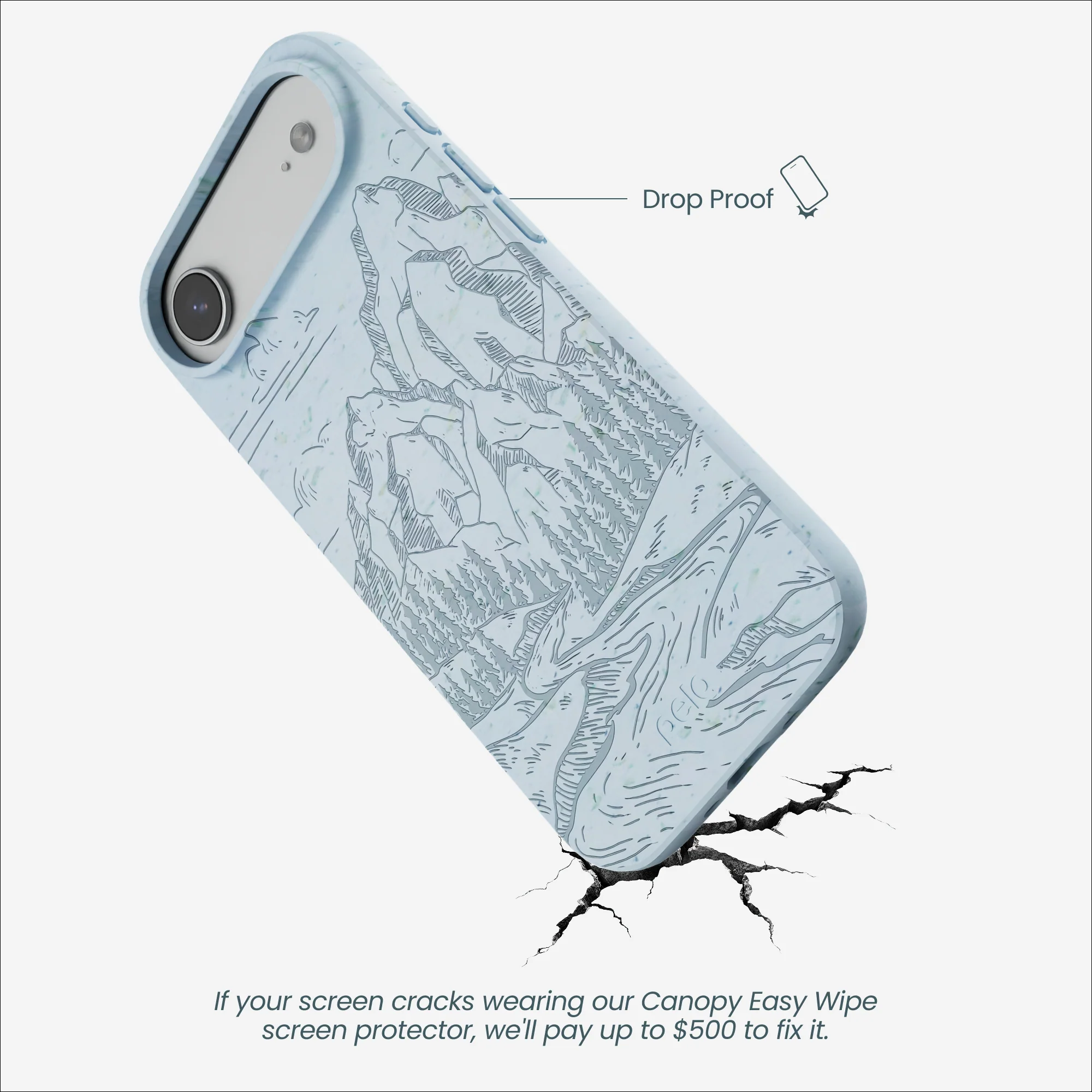 Powder Blue Rockies iPhone Air Case - Image 5