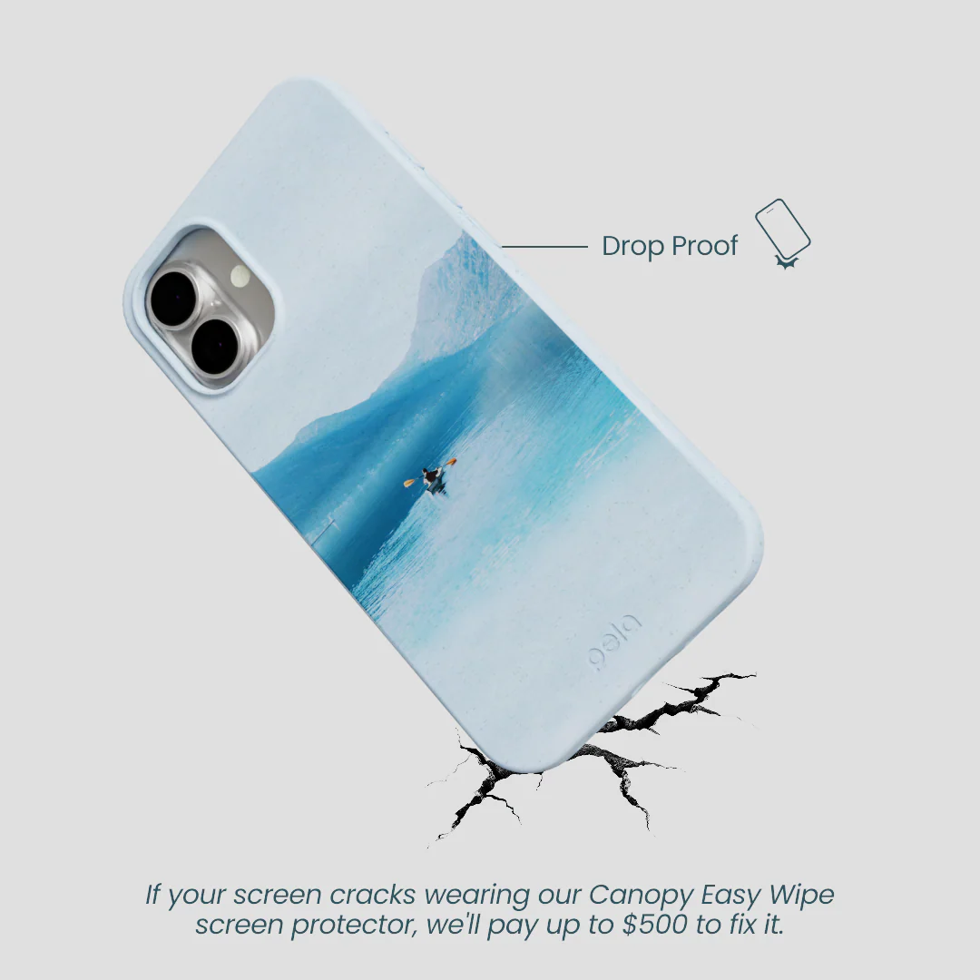Powder Blue Serene iPhone 16 Plus Case - Image 4