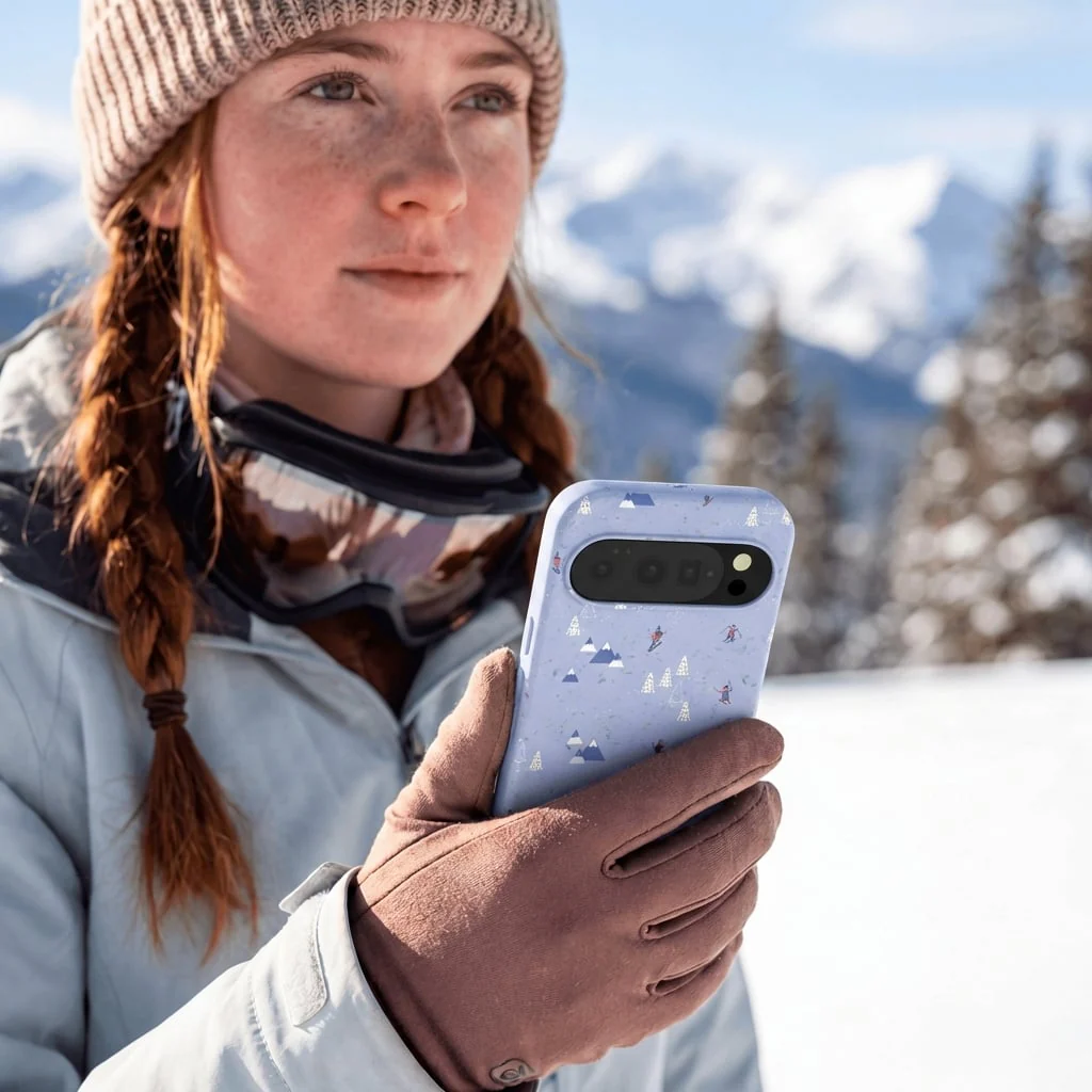 Powder Blue Ski Pass Google Pixel 10/10 Pro Case - Image 2