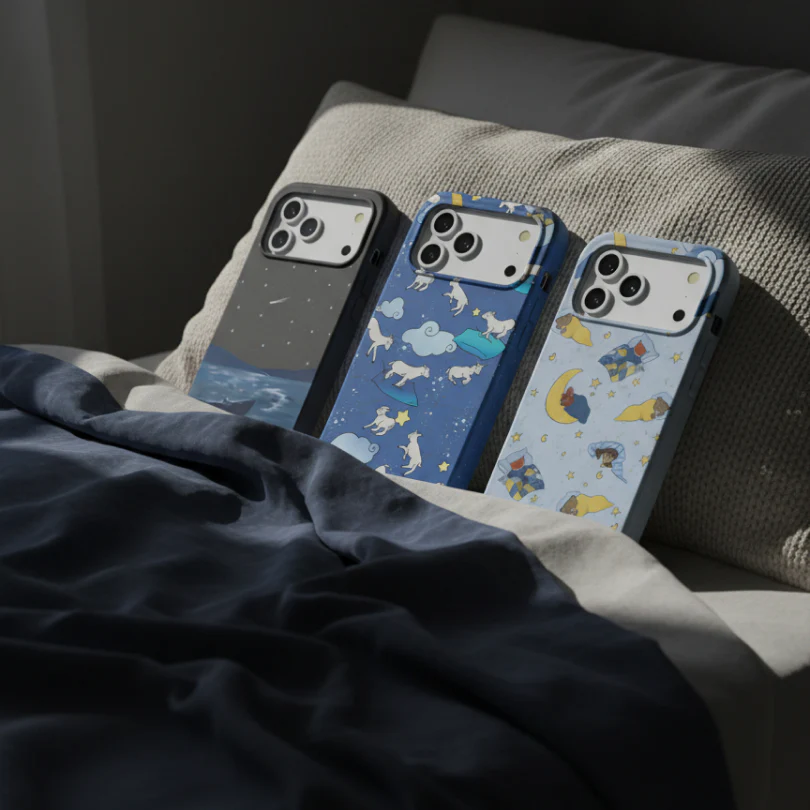 Powder Blue Starlight Sleep Google Pixel 8a Case - Image 5