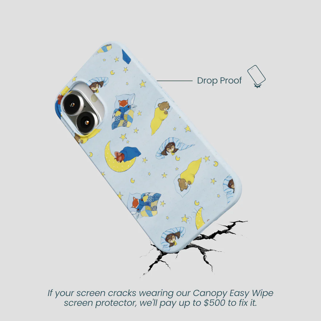 Powder Blue Starlight Sleep iPhone 16 Case - Image 5