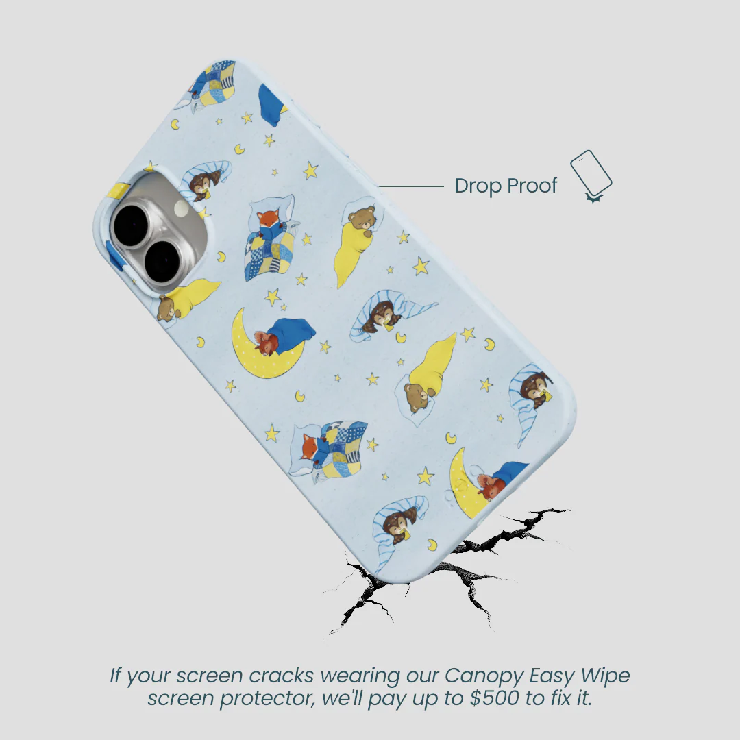 Powder Blue Starlight Sleep iPhone 16 Plus Case - Image 5