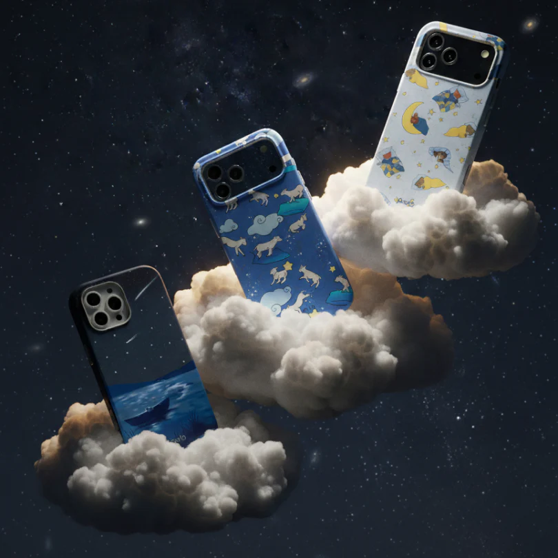 Powder Blue Starlight Sleep Samsung Galaxy S26 Case - Image 9