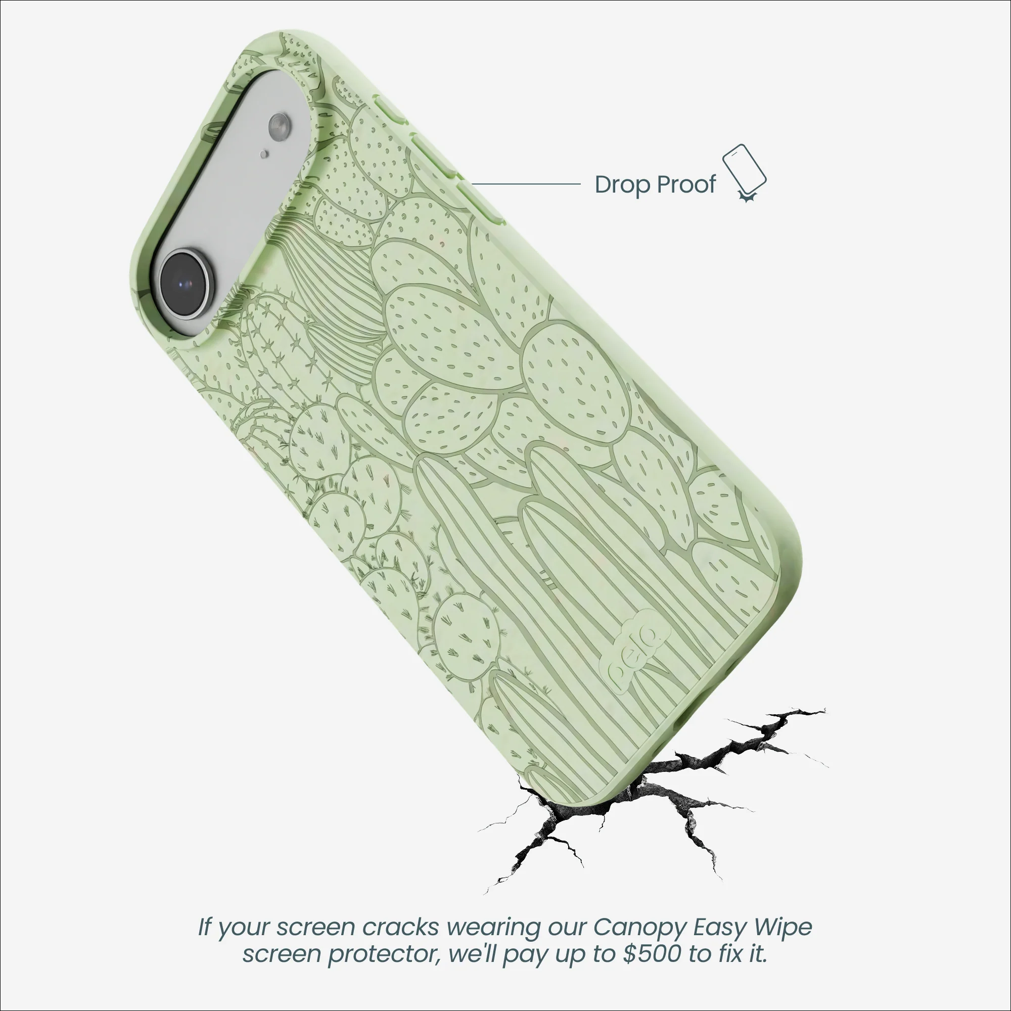 Sage Green Cacti iPhone Air Case - Image 4