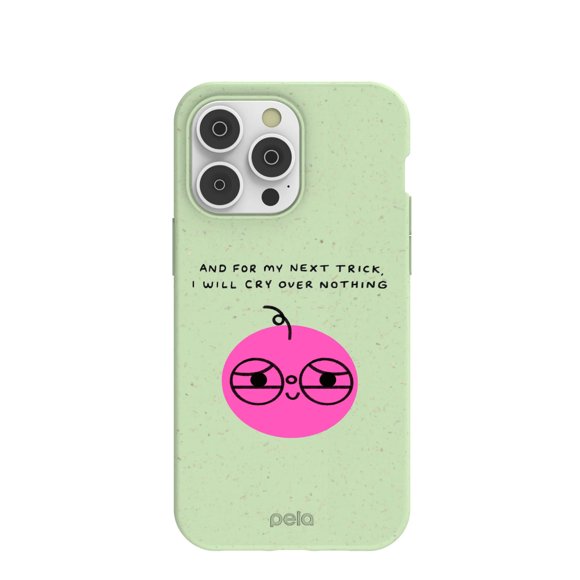 Sage Green Cry iPhone 14 Pro Max Case