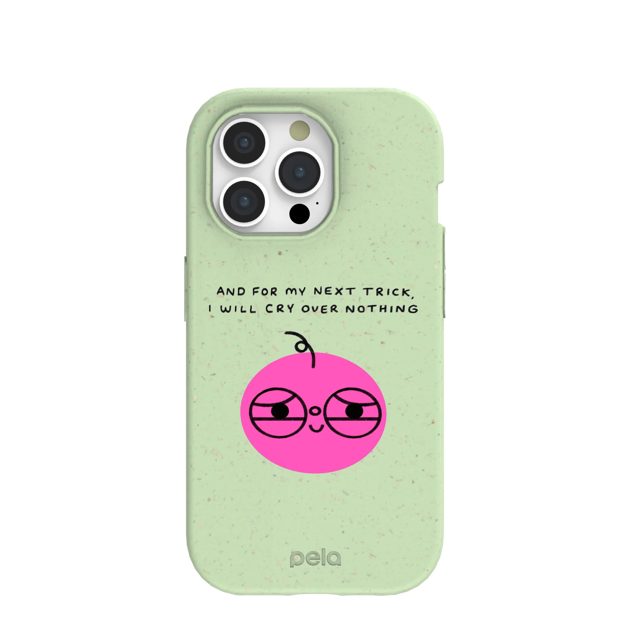 Sage Green Cry iPhone 15 Pro Case