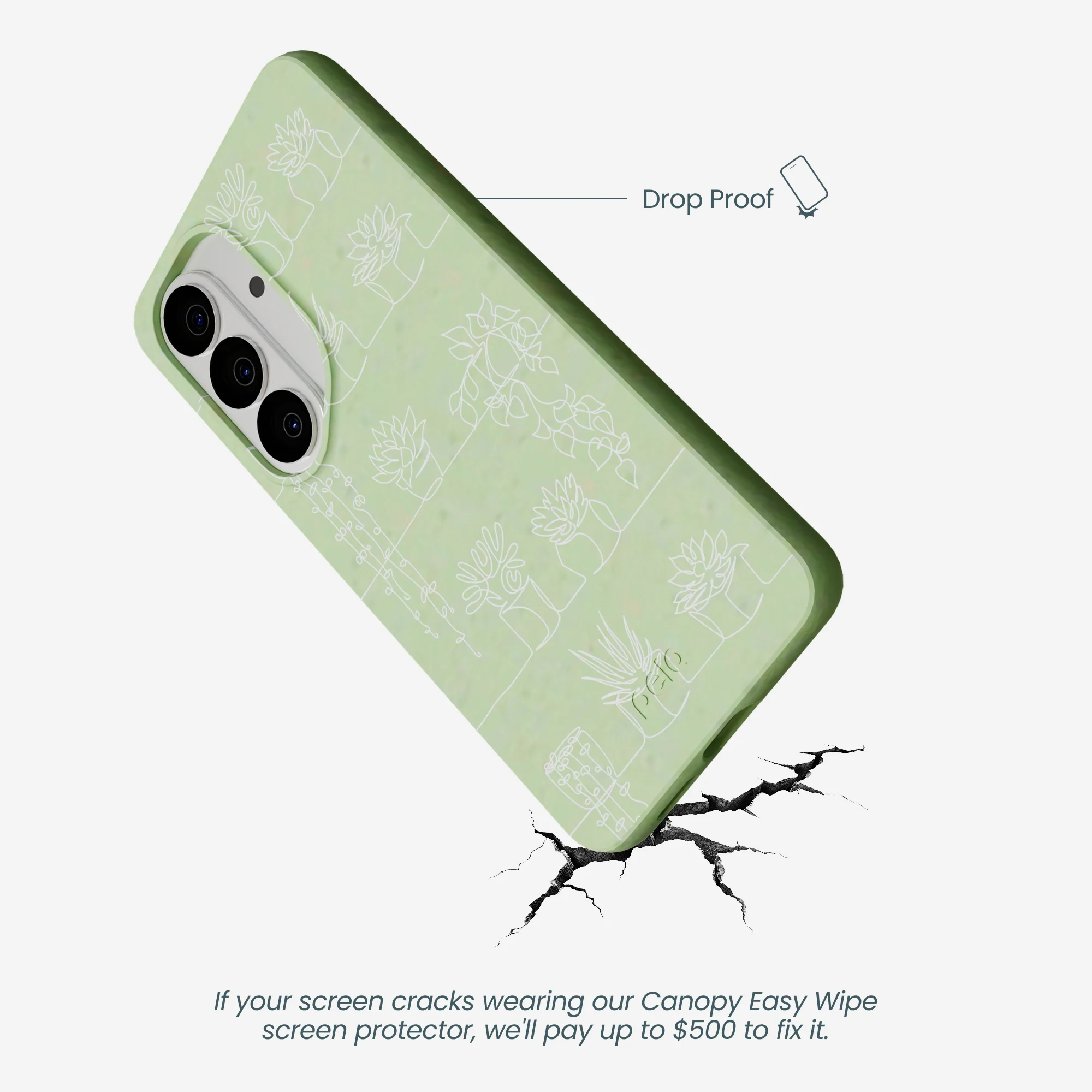 Sage Green Green Cascade Samsung Galaxy S26 Case - Image 4