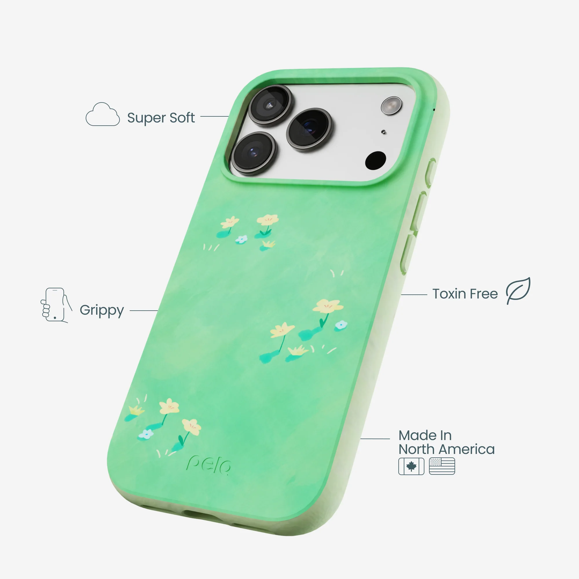 Sage Green Green Fields iPhone 17 Pro Case - Image 4