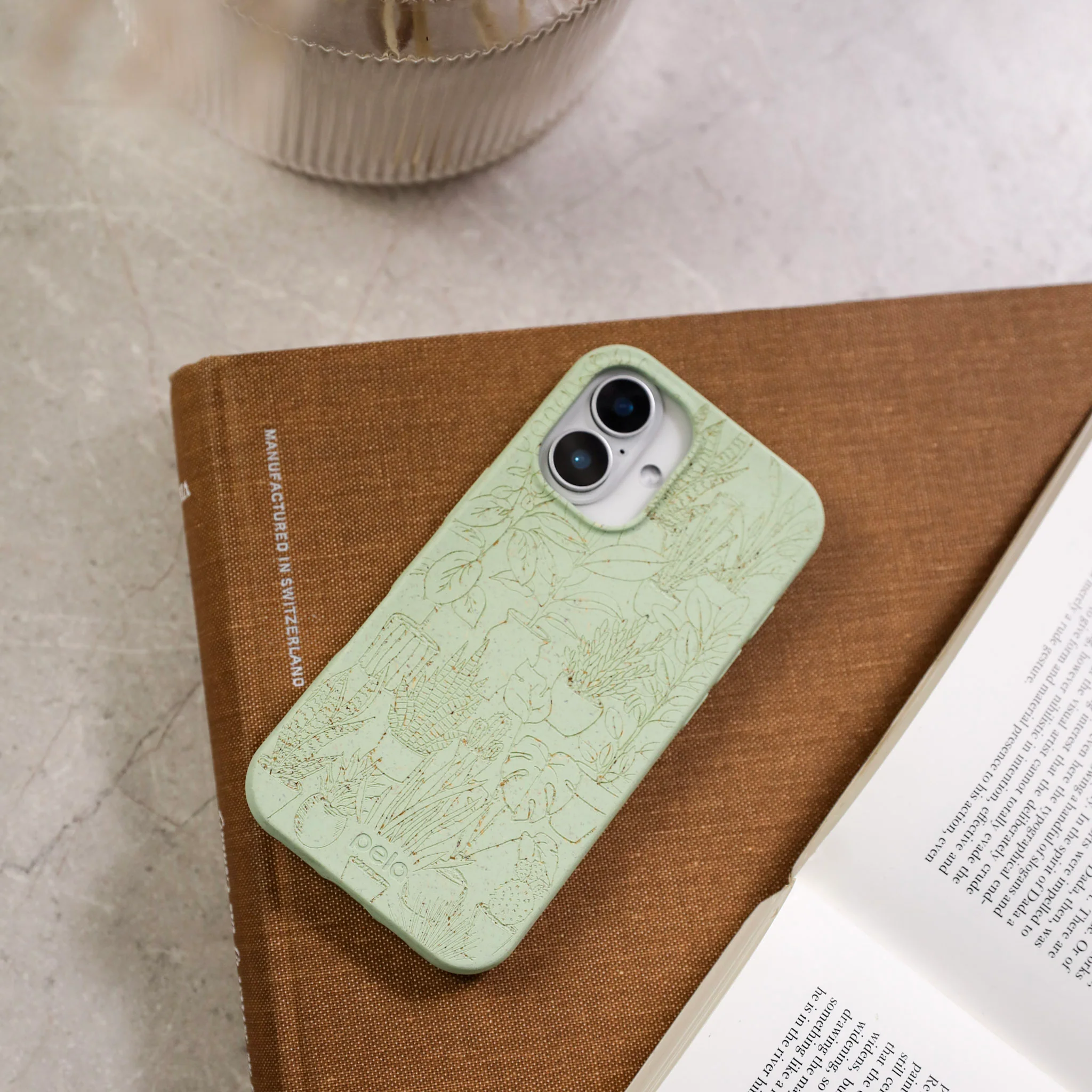 Sage Green Green Oasis Google Pixel 9a Case - Image 2