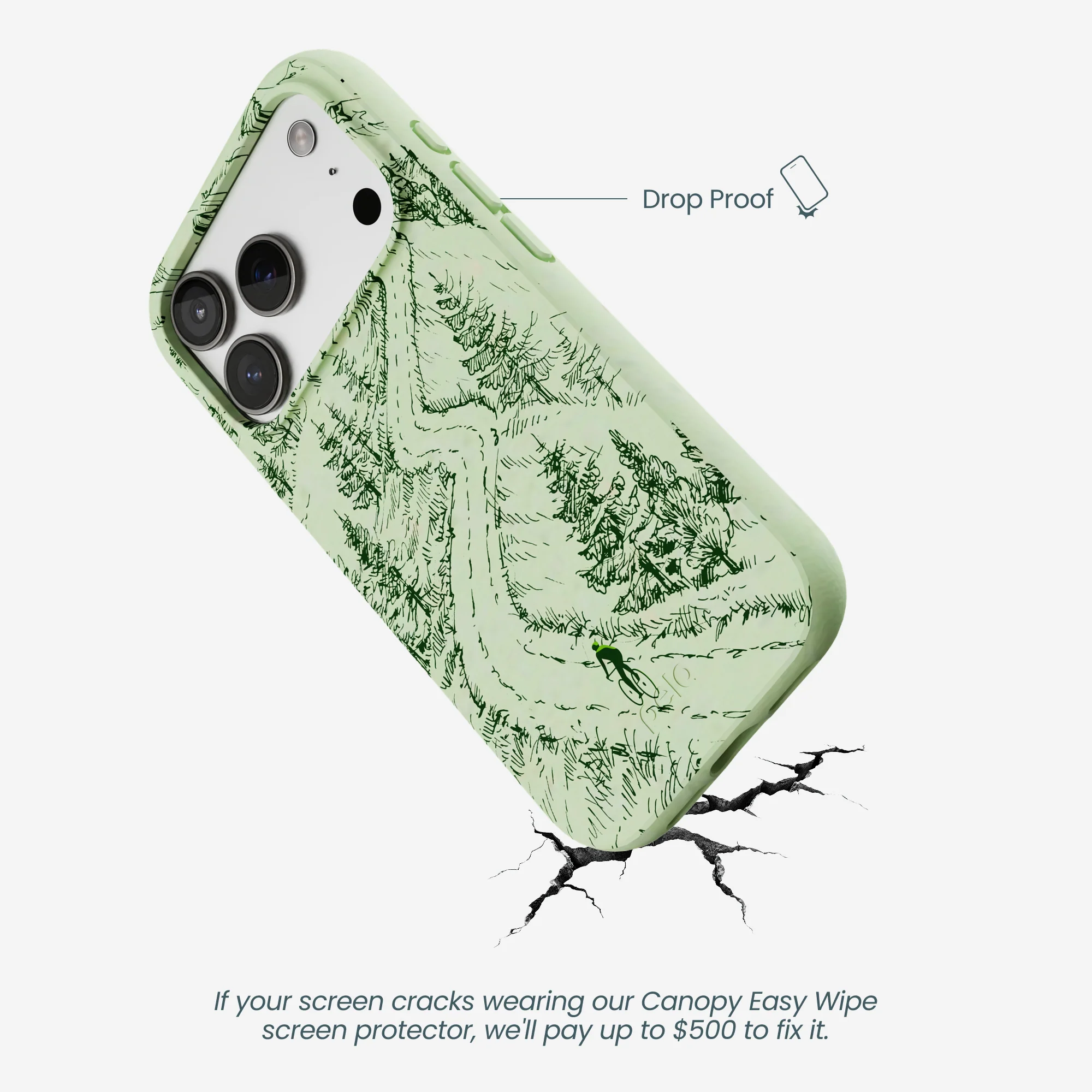 Sage Green Into the Mountains iPhone 17 Pro Case - Image 5