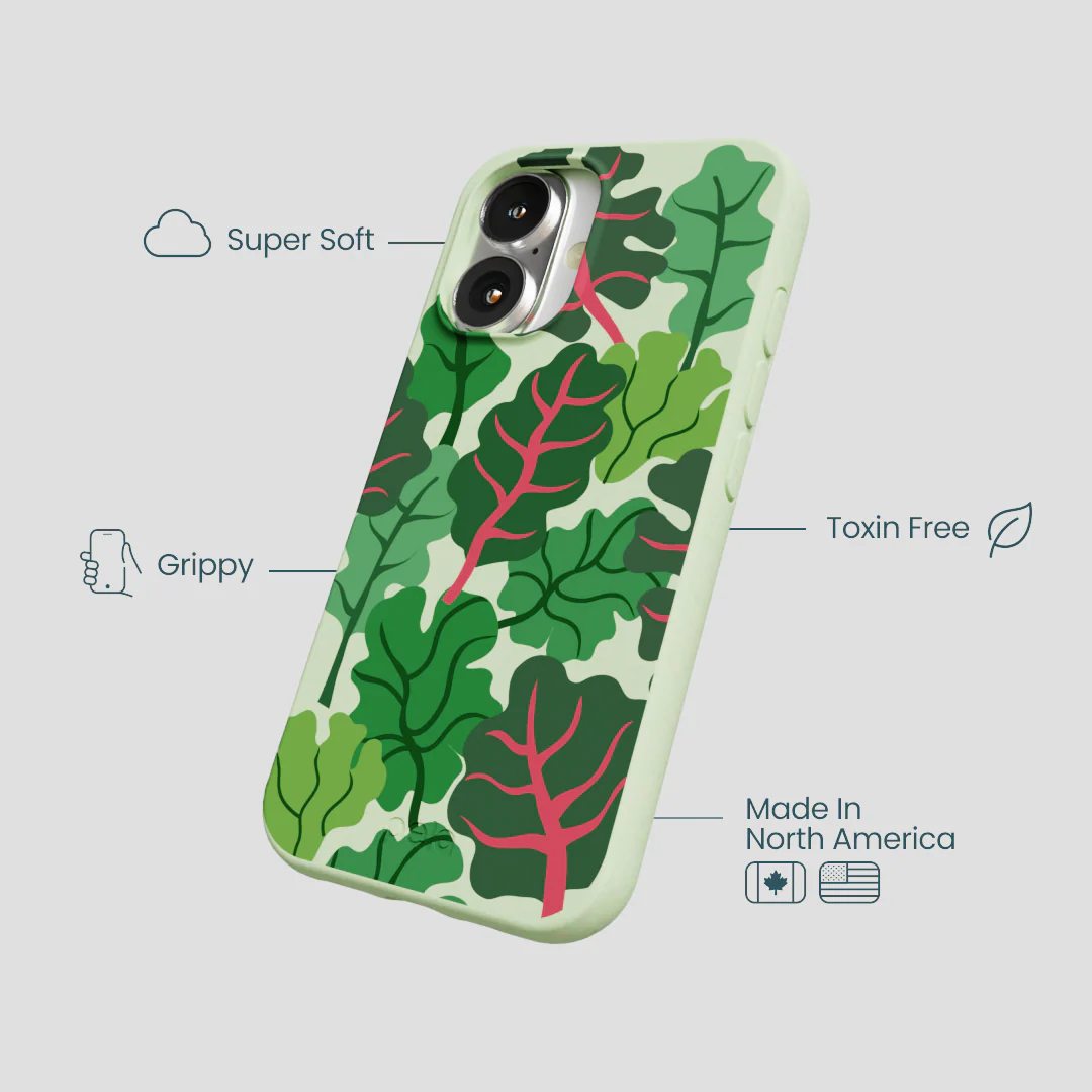 Sage Green Leafy Greens iPhone 16 Case - Image 4