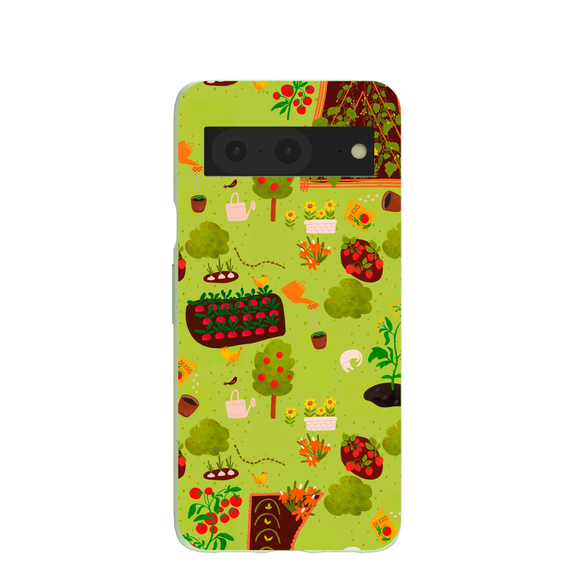 Sage Green Spring Garden Google Pixel 8 Case