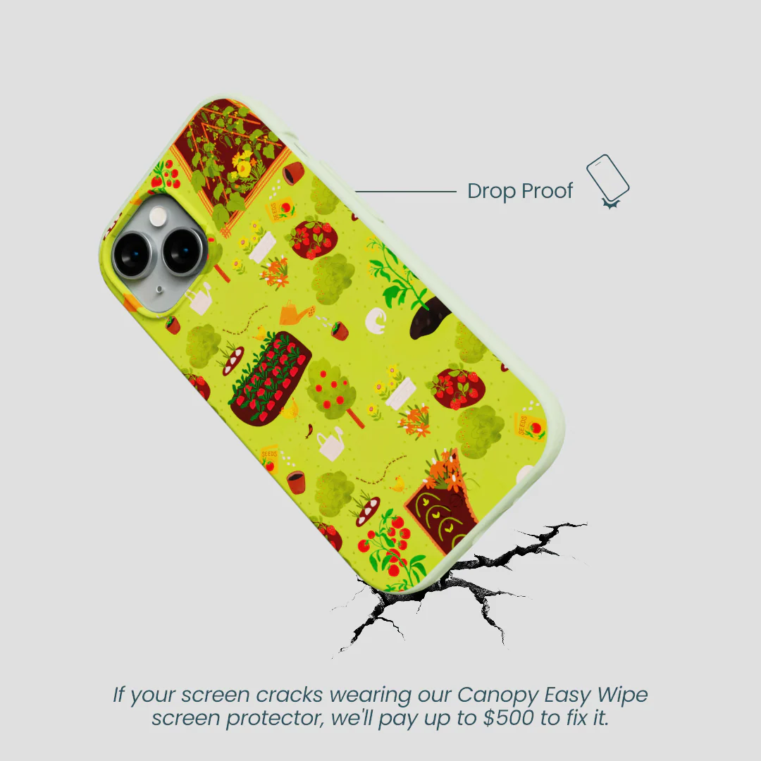 Sage Green Spring Garden iPhone 15 Case - Image 4