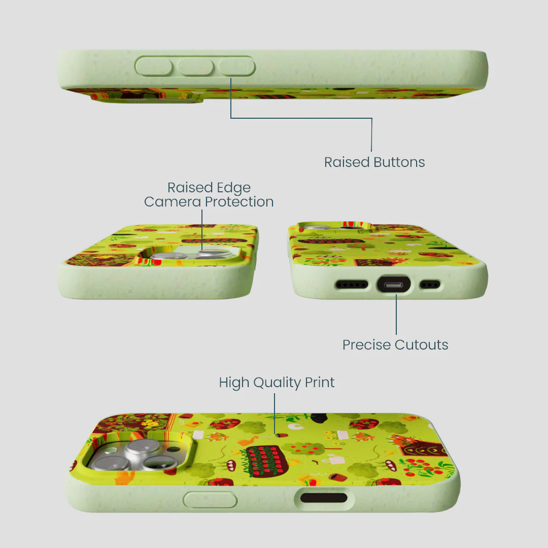 Sage Green Spring Garden iPhone 16 Pro Case - Image 2