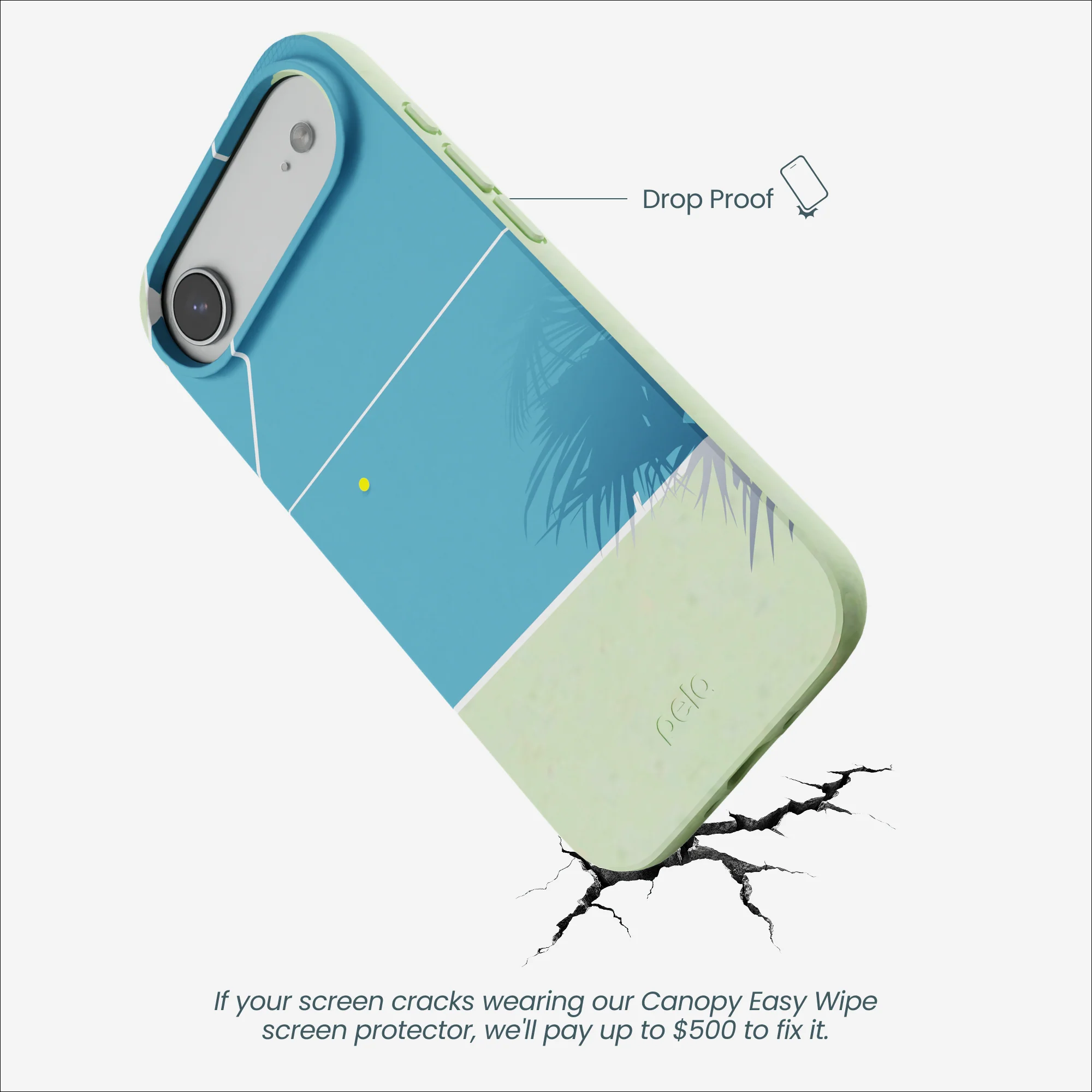 Sage Green Tennis Court iPhone Air Case - Image 4