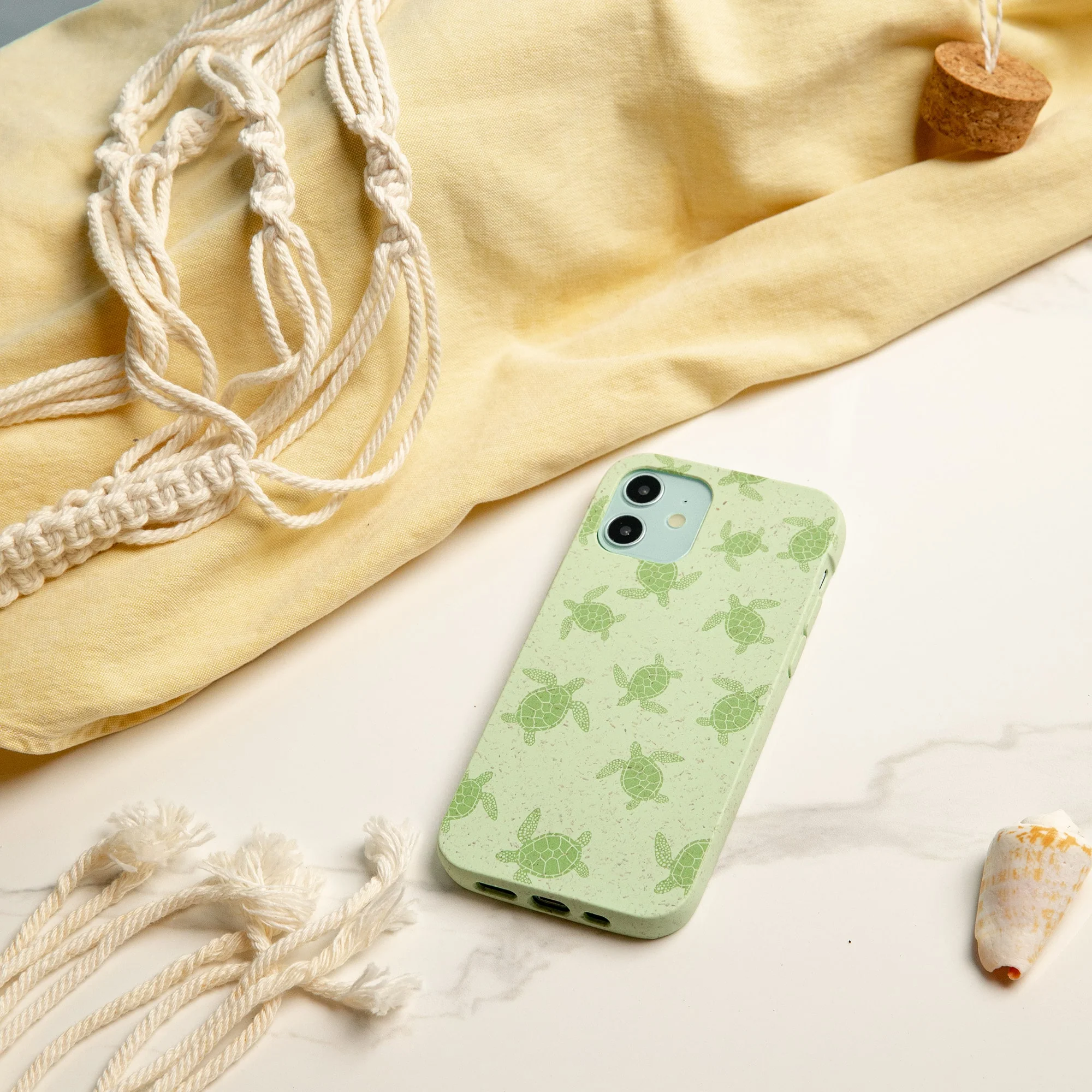 Sage Green Tiny Turtles Google Pixel 10a Case - Image 5