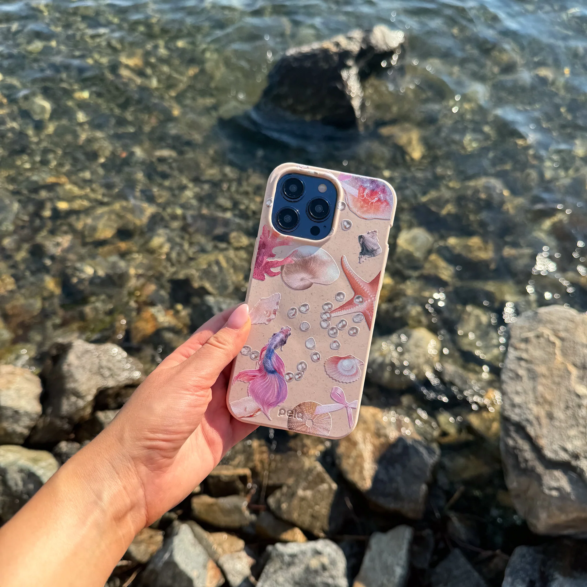 Seashell Aqua Dreams Google Pixel 9 Pro XL Case - Image 5