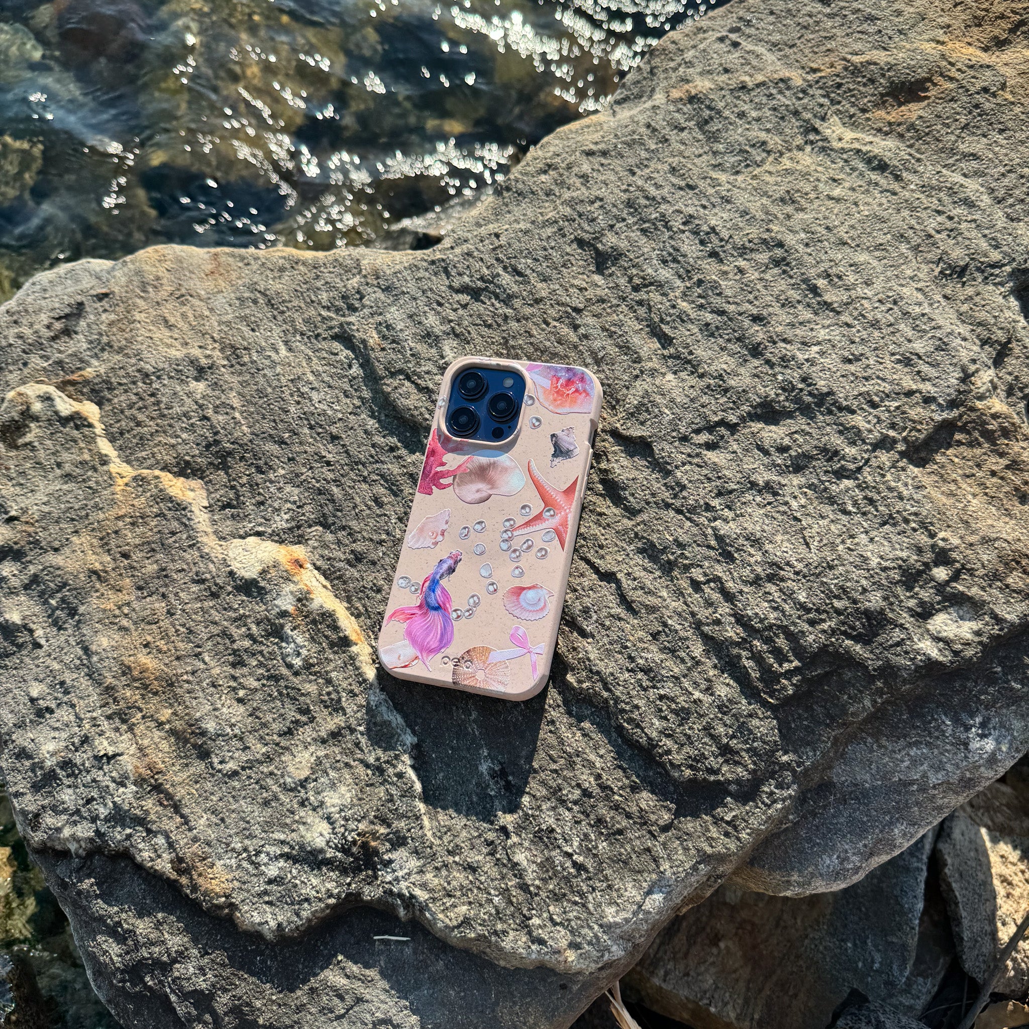 Seashell Aqua Dreams iPhone 16e/17e Case - Image 3