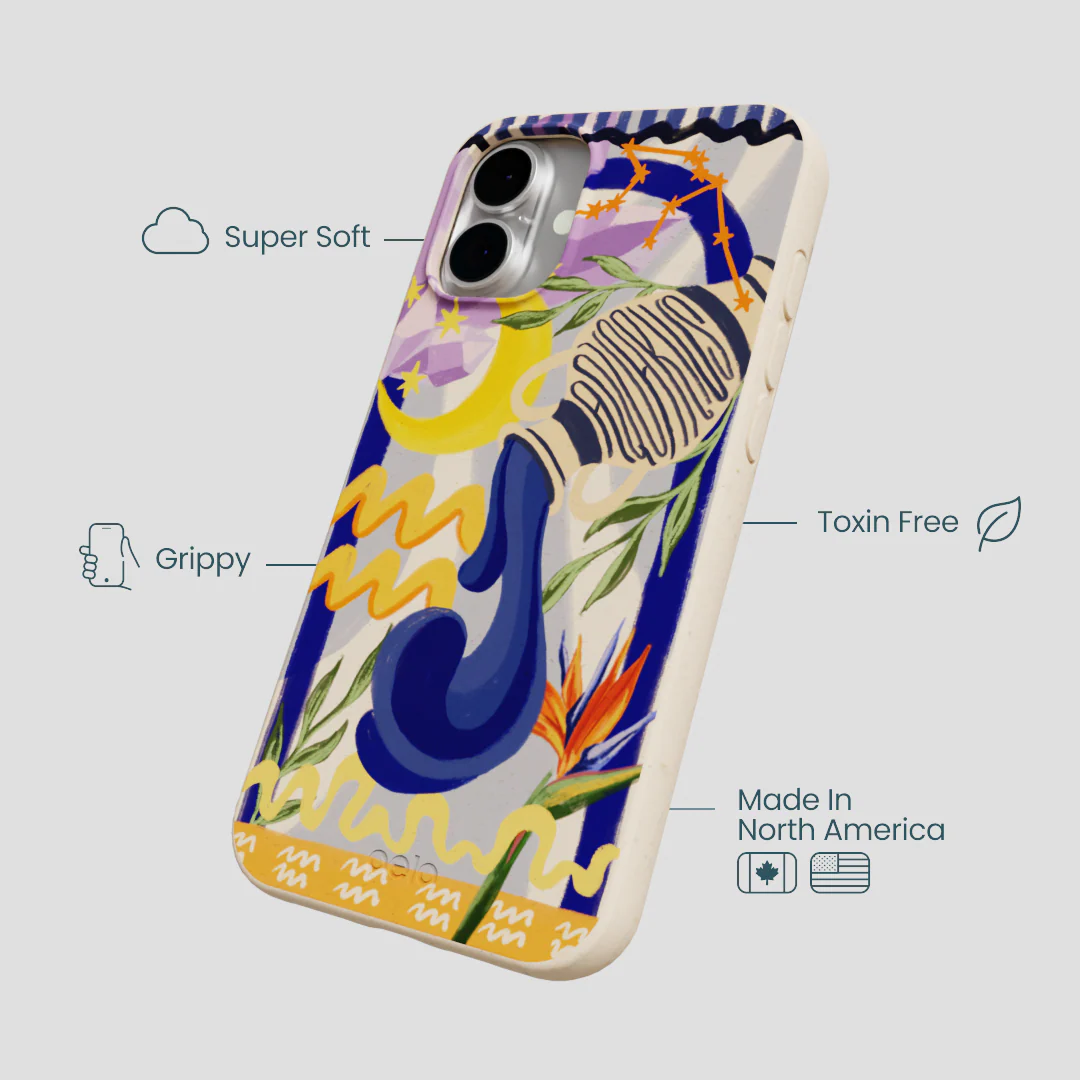Seashell Aquarius Water iPhone 16 Plus Case - Image 3