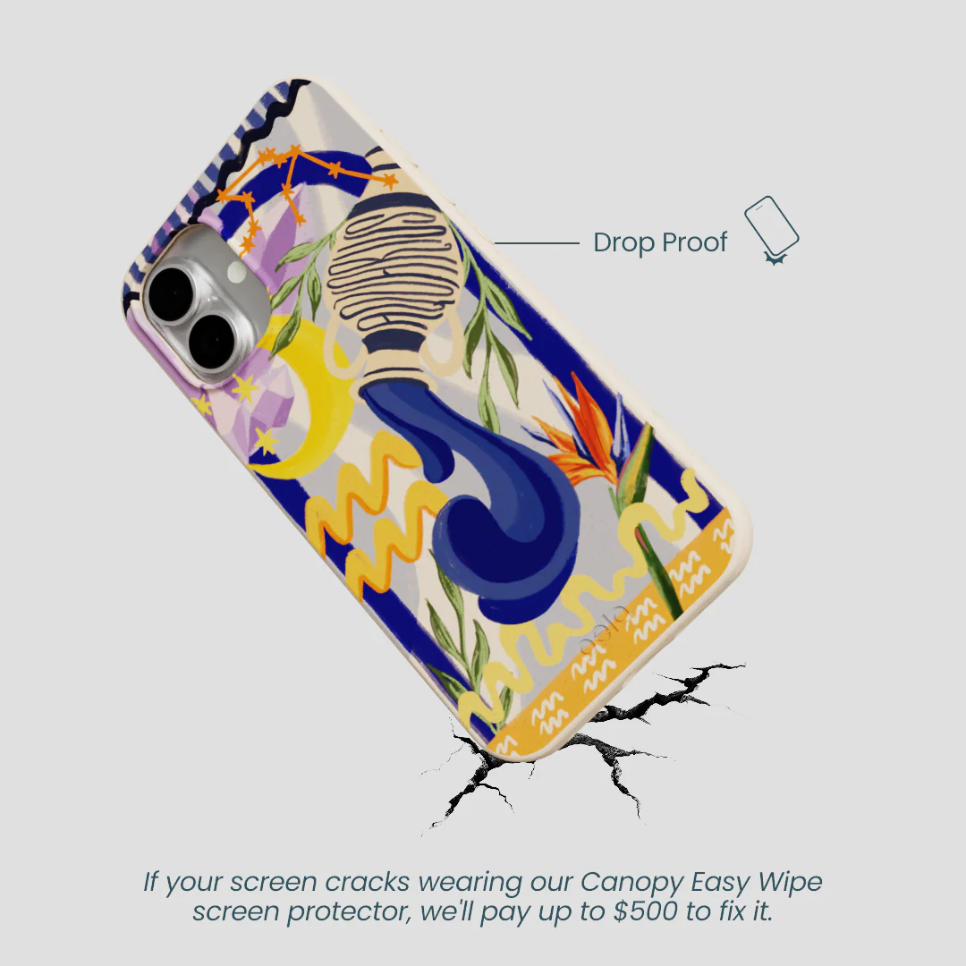 Seashell Aquarius Water iPhone 16 Plus Case - Image 4